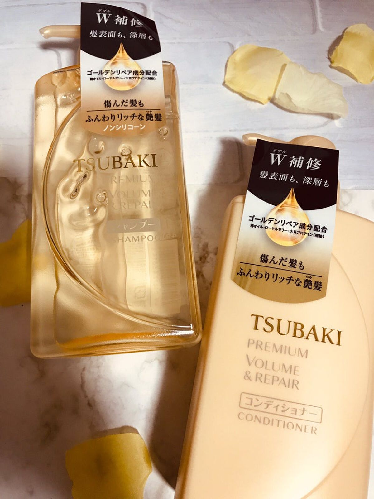 プレミアムリペア シャンプー／ヘアコンディショナー/TSUBAKI/市販シャンプーを使ったクチコミ（1枚目）