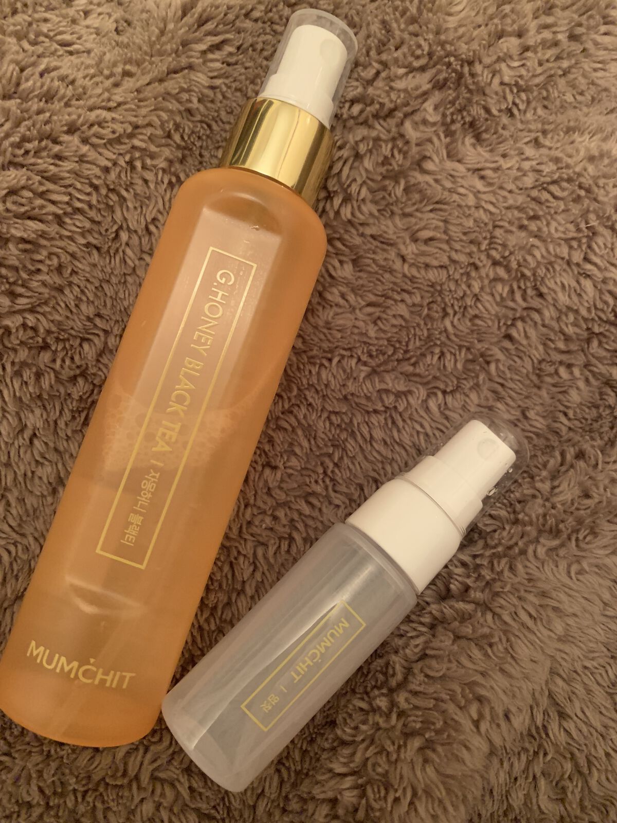 パフュームヘア&ボディミスト グレープフルーツハニーブラックティー/MUMCHIT/香水(その他)を使ったクチコミ（1枚目）