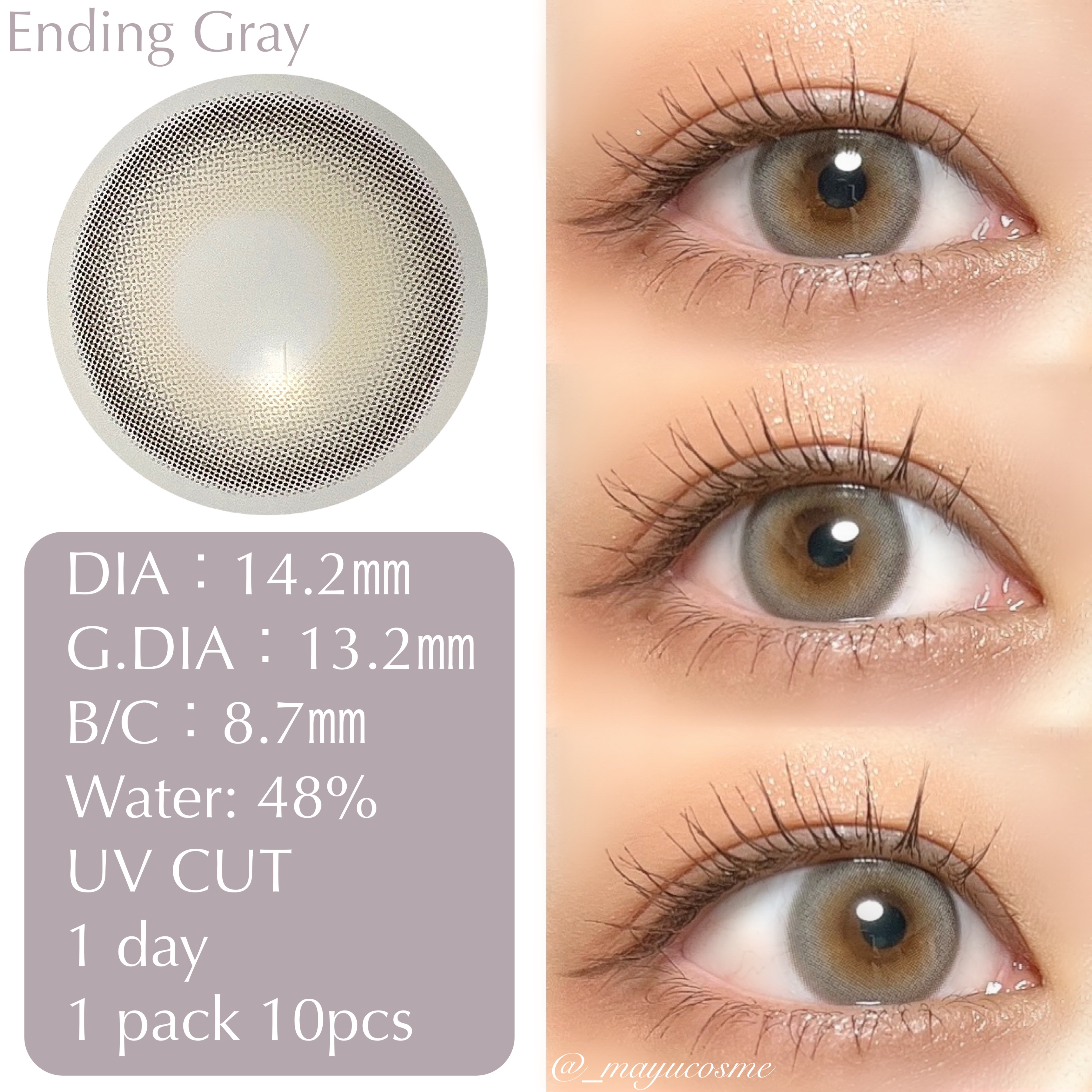 Real Ring 1day/OLENS/ワンデー（１DAY）カラコンを使ったクチコミ（2枚目）