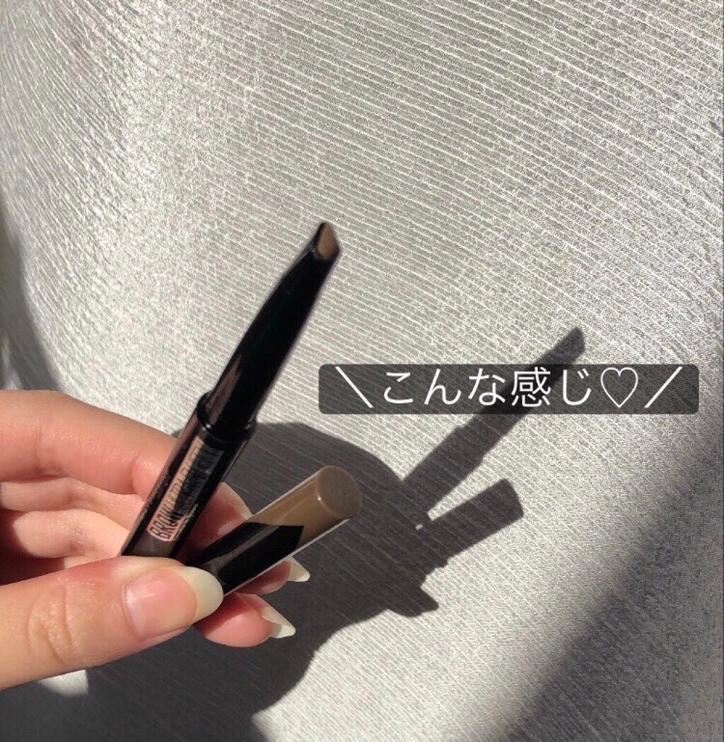 ファッションブロウ パウダーインペンシル N/MAYBELLINE NEW YORK/アイブロウペンシルを使ったクチコミ(2枚目)