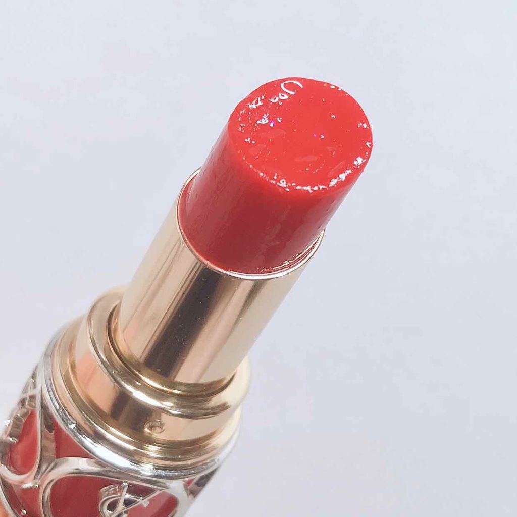 ルージュ ヴォリュプテ シャイン/YVES SAINT LAURENT BEAUTE/口紅を使ったクチコミ(2枚目)