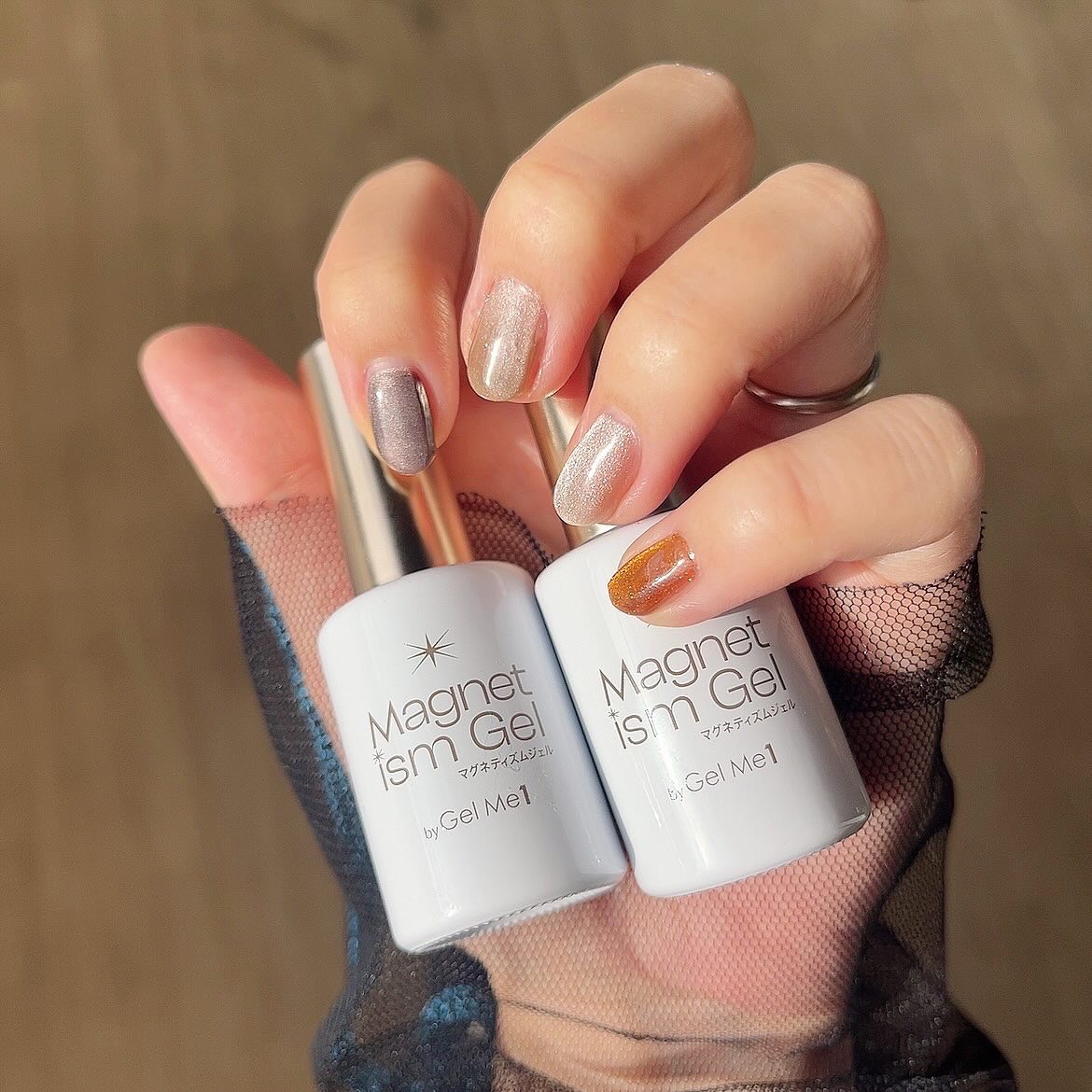 マグネティズムジェル バイ ジェルミーワン GMG3-03  Copper Soleil/ コッパーソレイユ/ジェルミーワン/マニキュアを使ったクチコミ（2枚目）