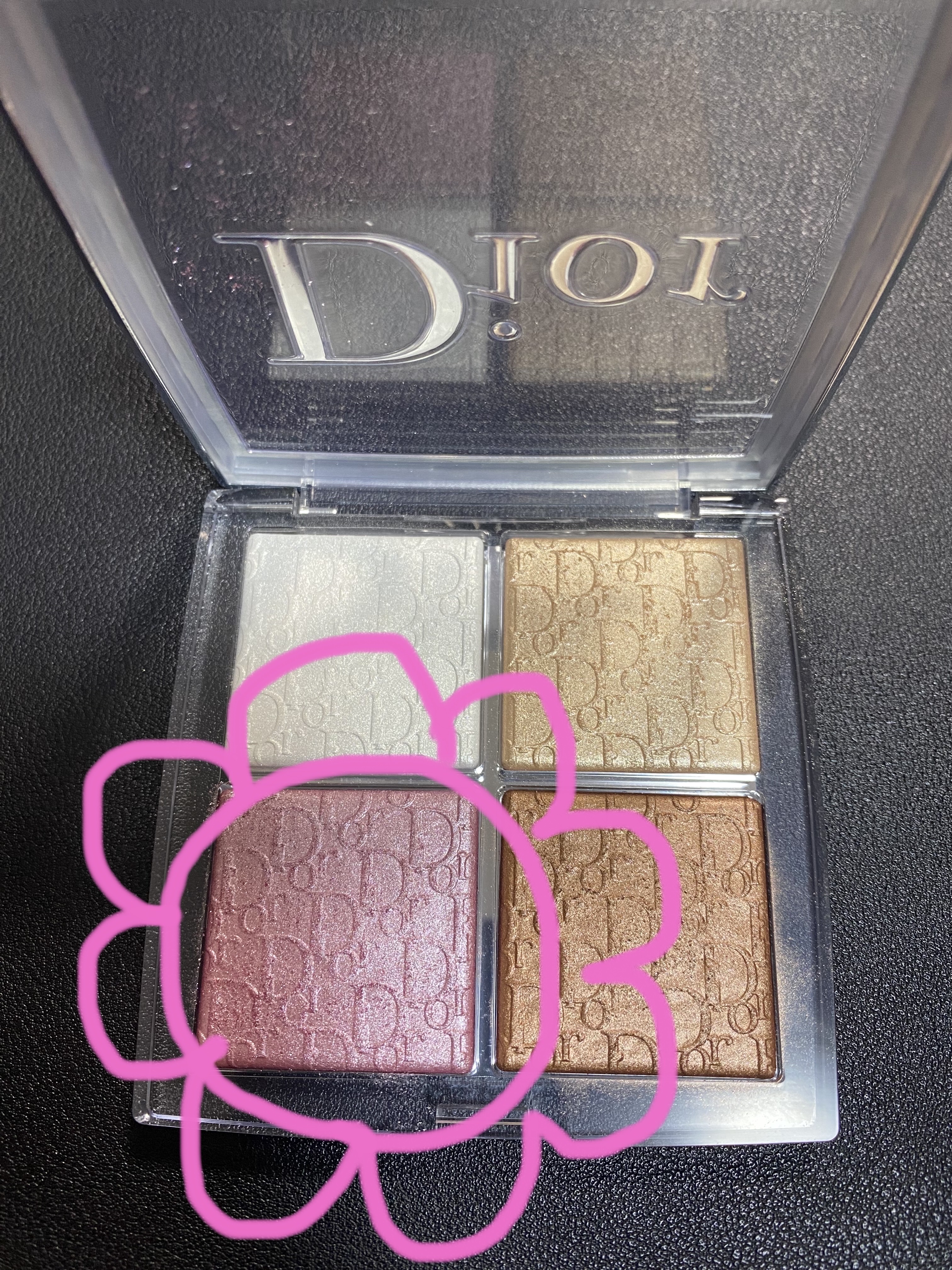 ディオール バックステージ フェイス グロウ パレット/Dior/ハイライトを使ったクチコミ（2枚目）
