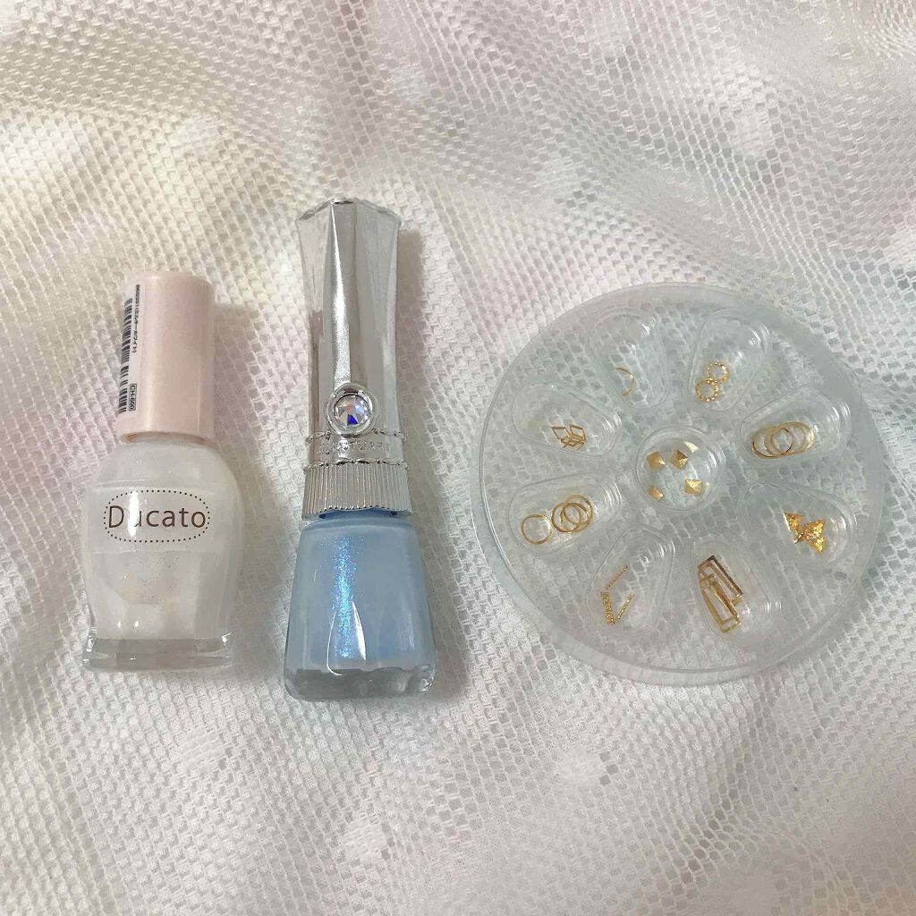 ナチュラルネイルカラーN 009 ミルキーホワイト/デュカート/マニキュアを使ったクチコミ（2枚目）
