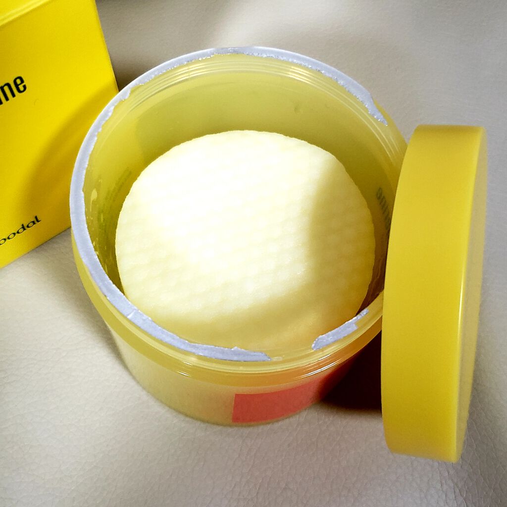 グリーンタンジェリン ビタCダークスポットケアパッド/goodal/トナーパッドを使ったクチコミ（3枚目）