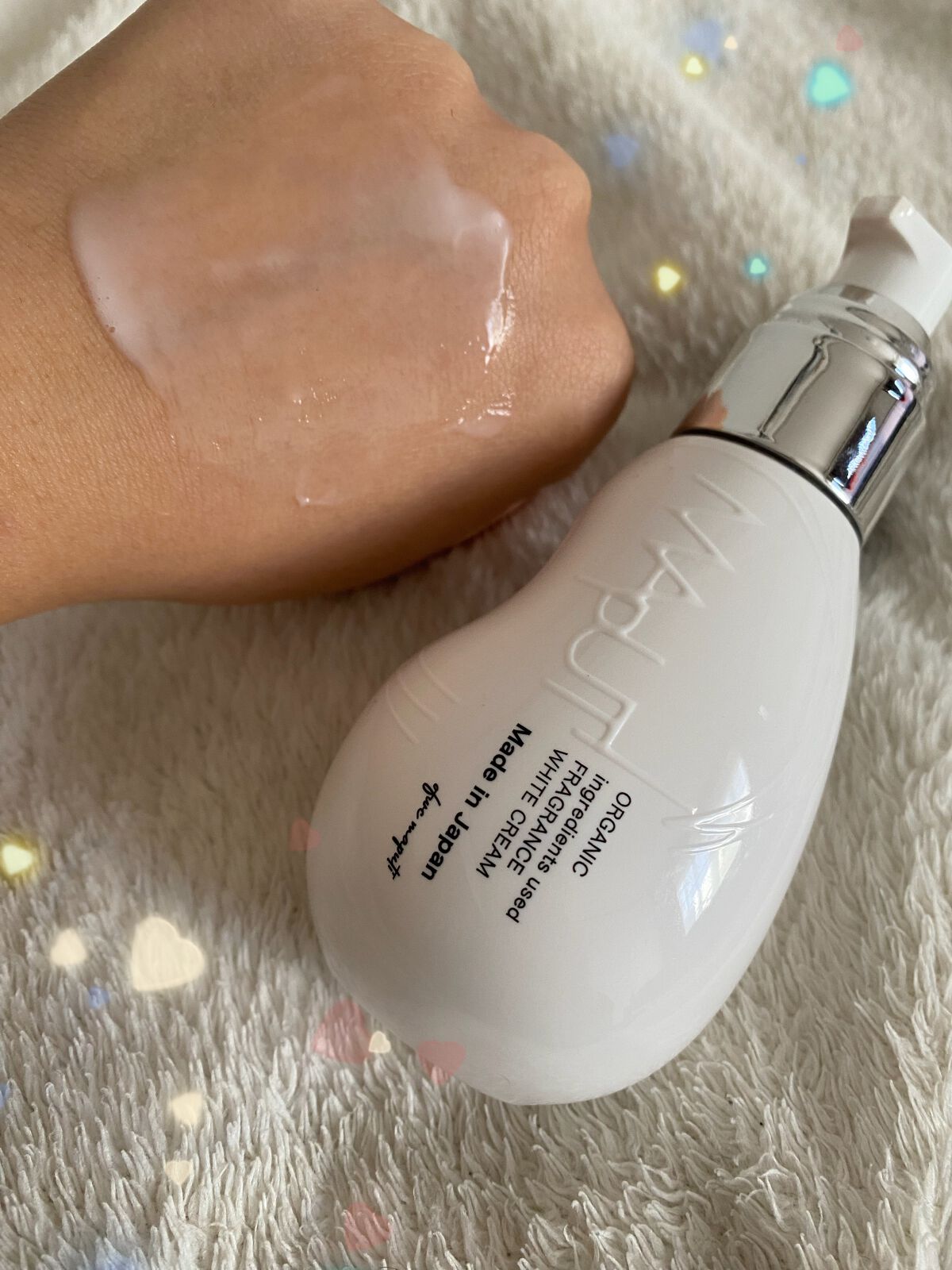 オーガニックフレグランスホワイトクリーム/MAPUTI/デリケートゾーンケアを使ったクチコミ（1枚目）