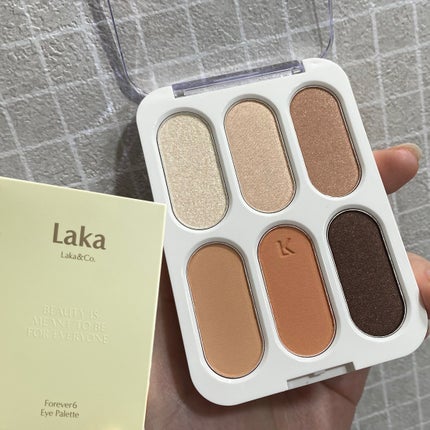 フォーエバー6アイパレット 04 タンピーチ/Laka/アイシャドウパレットの画像