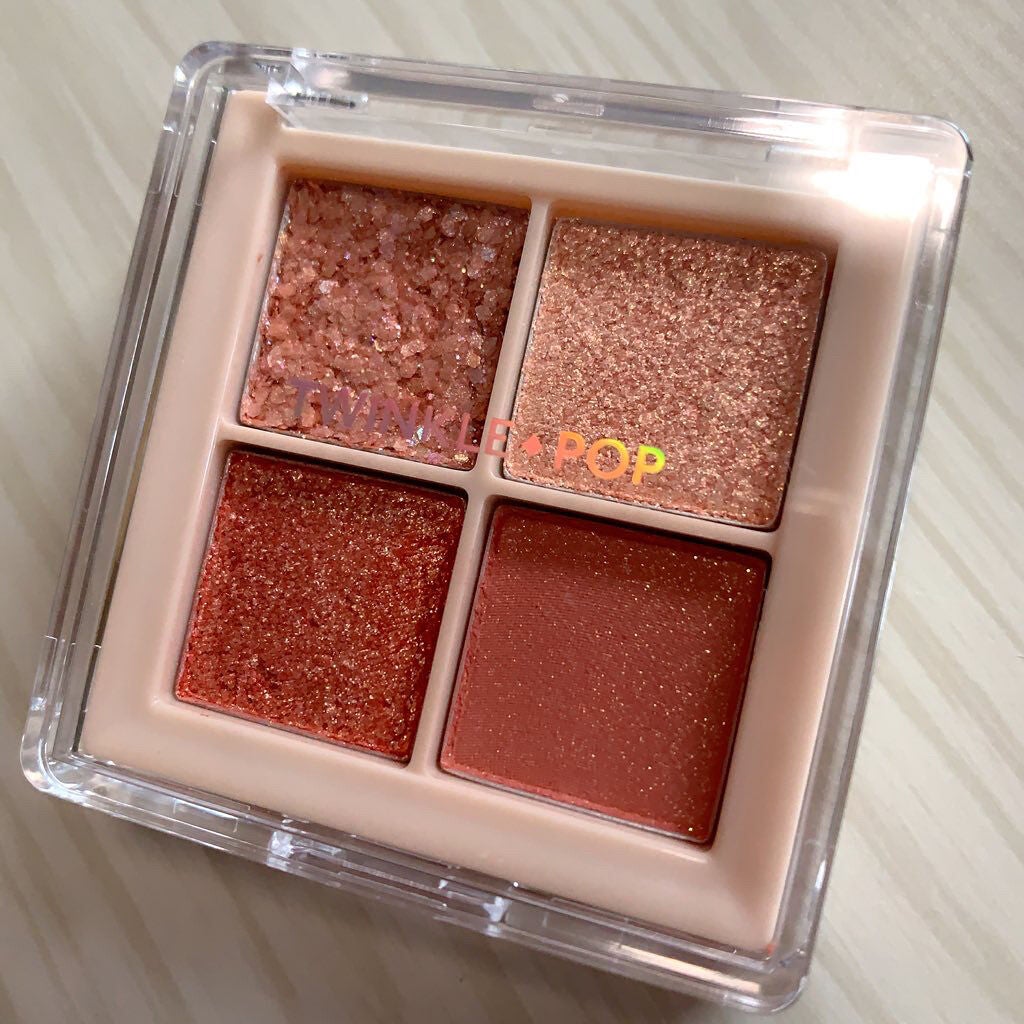 TWINKLE POP Pearl Flex Glitter Eye Palette/CLIO/アイシャドウパレットを使ったクチコミ(1枚目)