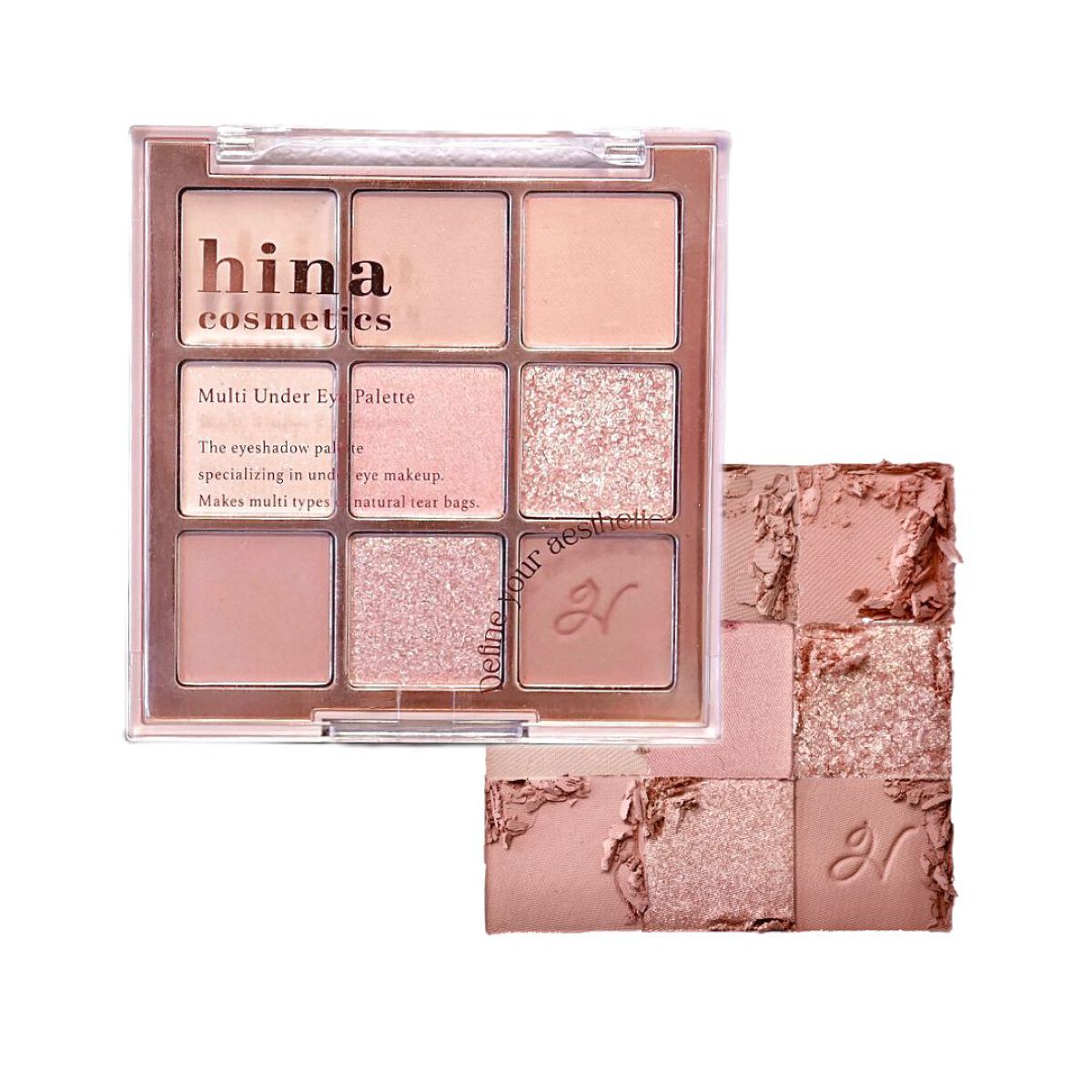 マルチアンダーアイパレット hina cosmetics