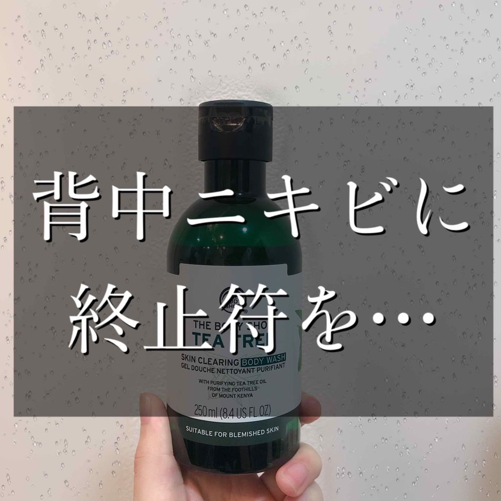 ティーツリー スキンクリアリング ボディウォッシュ/THE BODY SHOP/ボディソープを使ったクチコミ(1枚目)