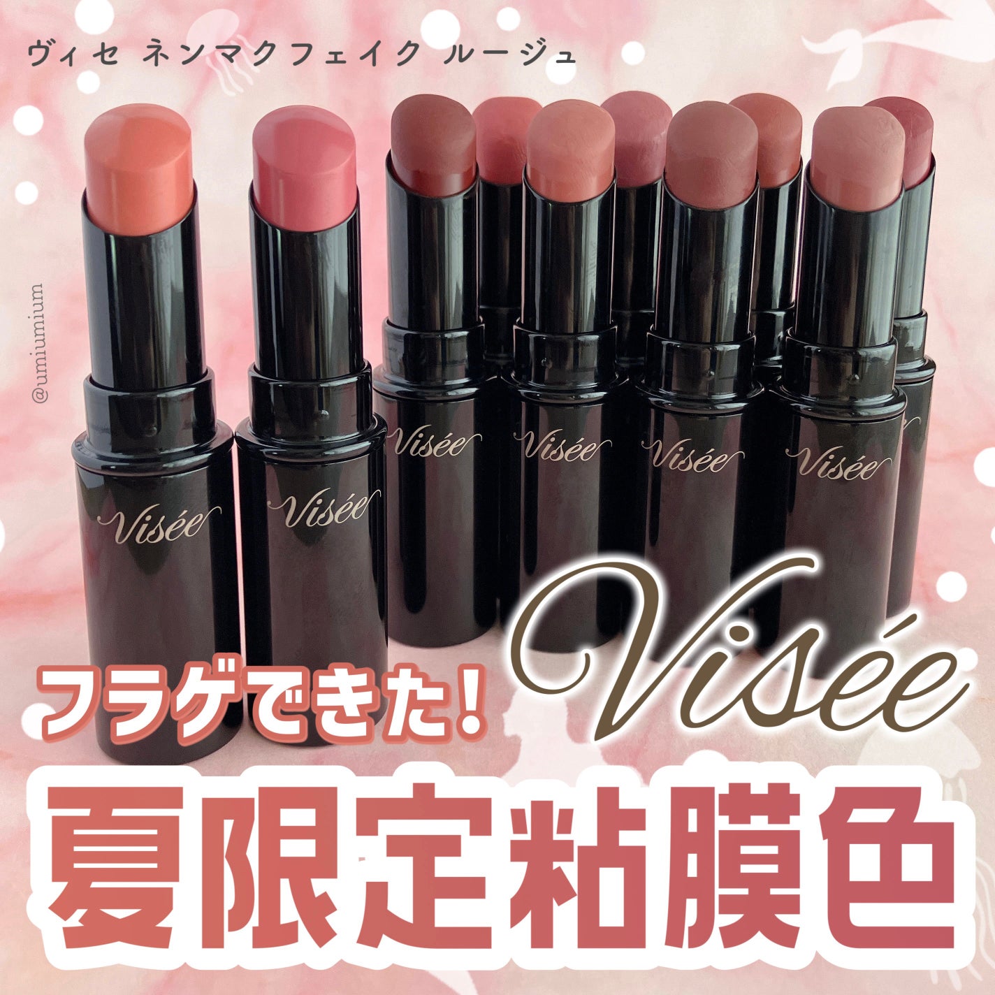 ネンマクフェイク ルージュ/Visée/口紅を使ったクチコミ(1枚目)