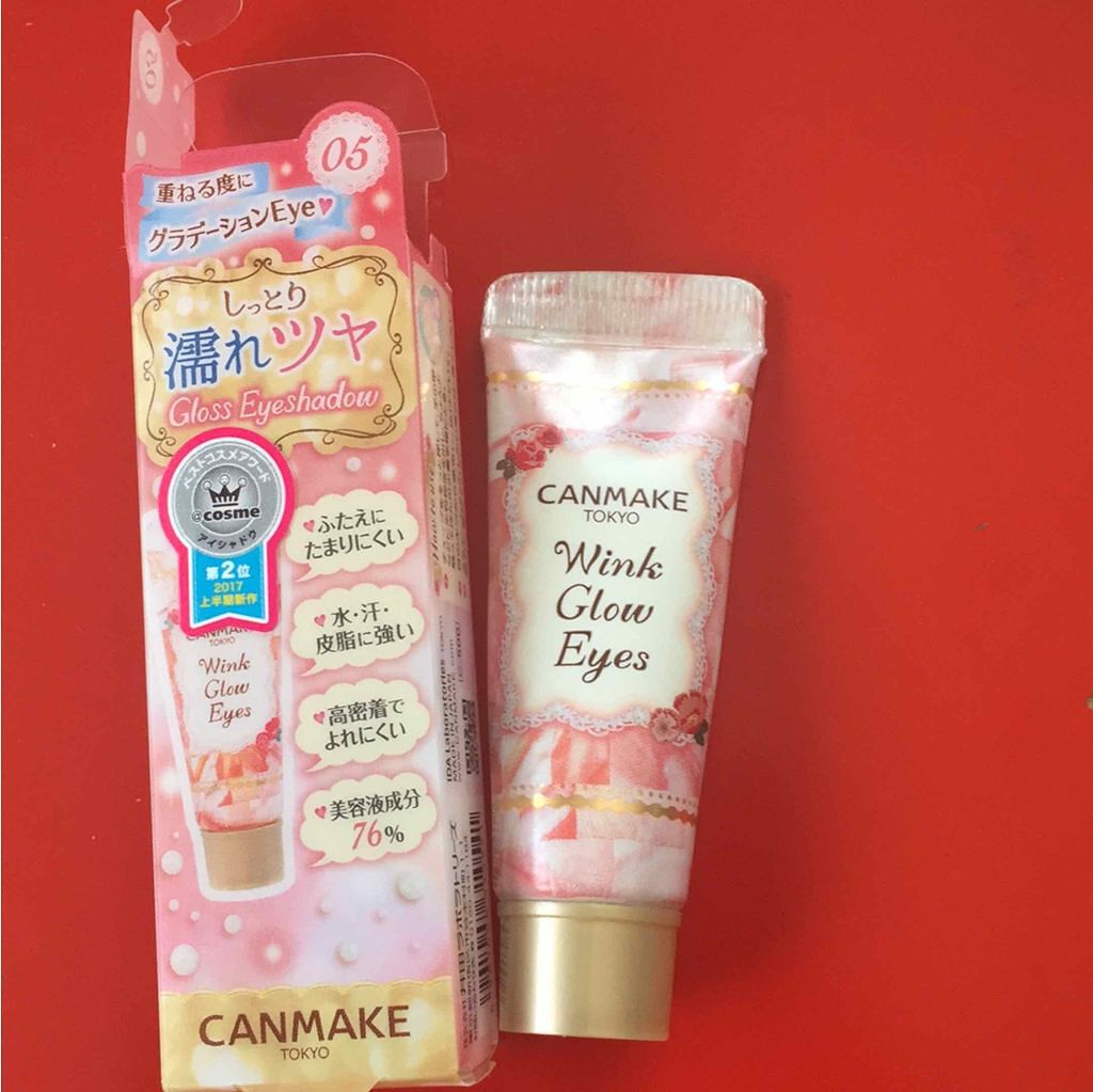 ウィンクグロウアイズ/キャンメイク/ジェル・クリームアイシャドウを使ったクチコミ(1枚目)