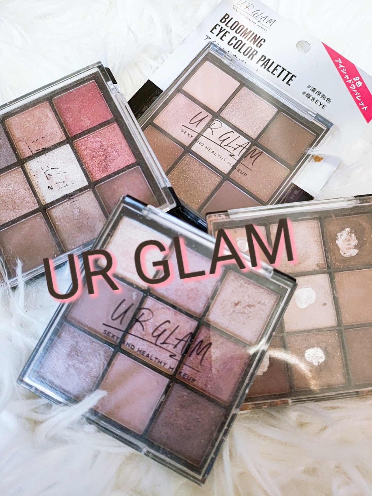 UR GLAM　BLOOMING EYE COLOR PALETTE/U R GLAM/アイシャドウパレットを使ったクチコミ（1枚目）