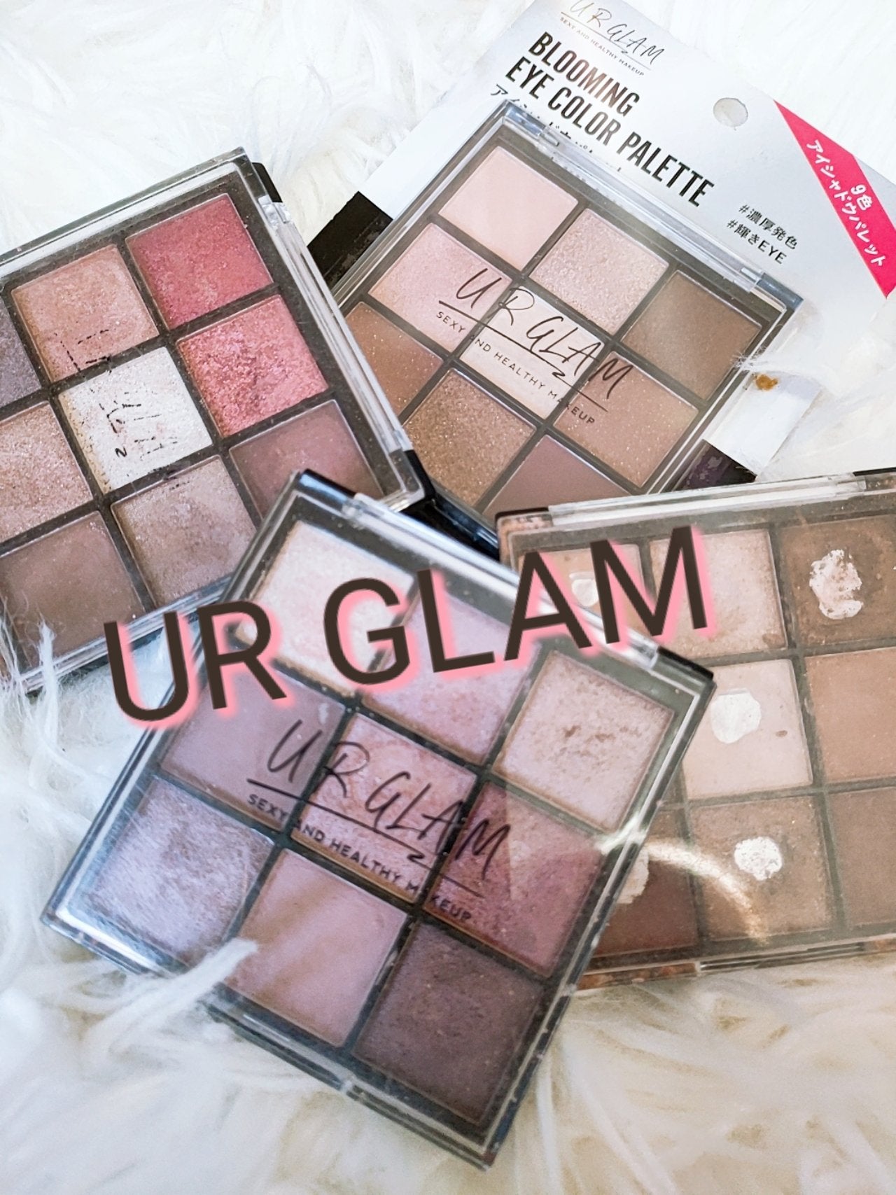 UR GLAM BLOOMING EYE COLOR PALETTE/U R GLAM/アイシャドウパレットを使ったクチコミ(1枚目)
