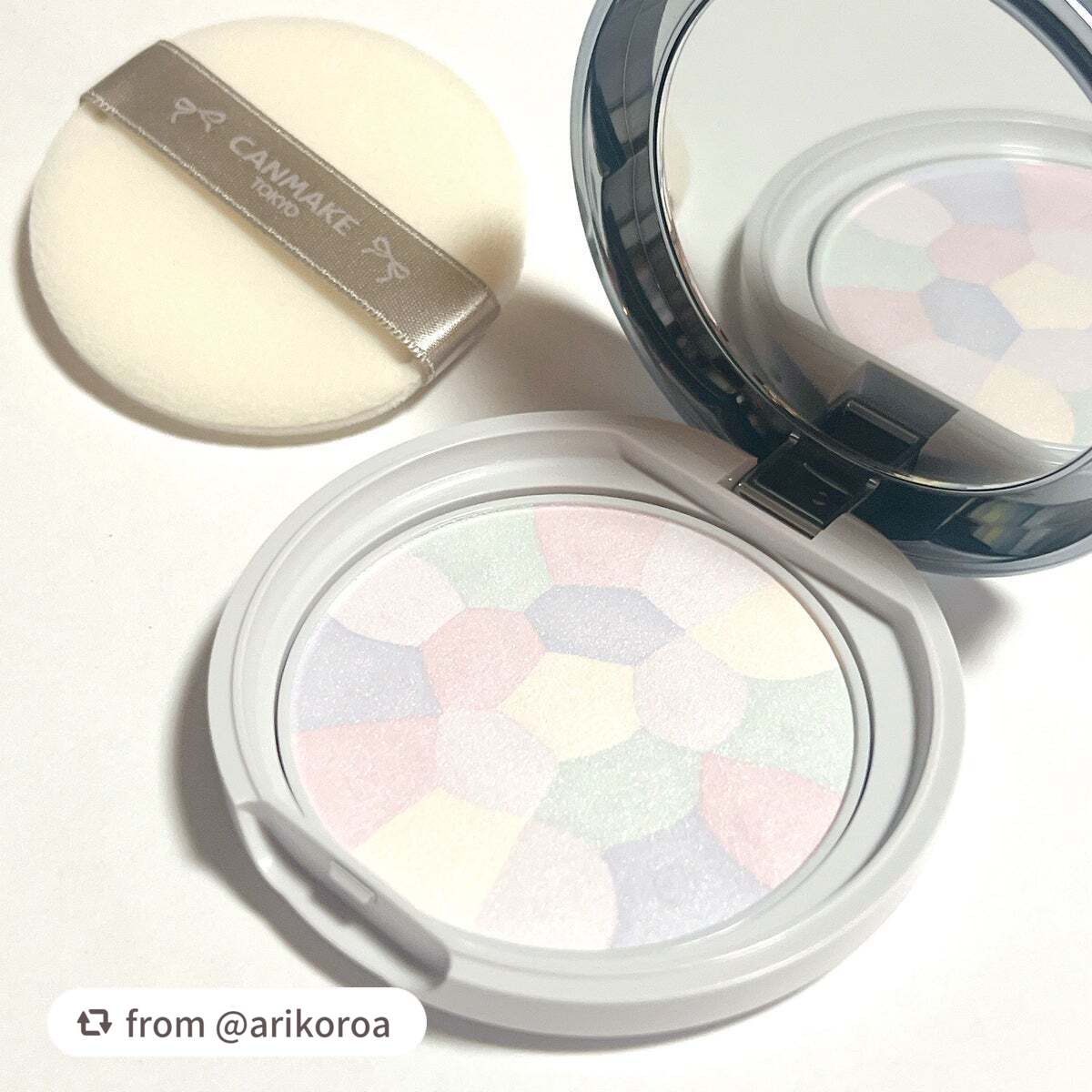イルミネイティングフィニッシュパウダー ~Abloom~/キャンメイク/プレストパウダーを使ったクチコミ(2枚目)