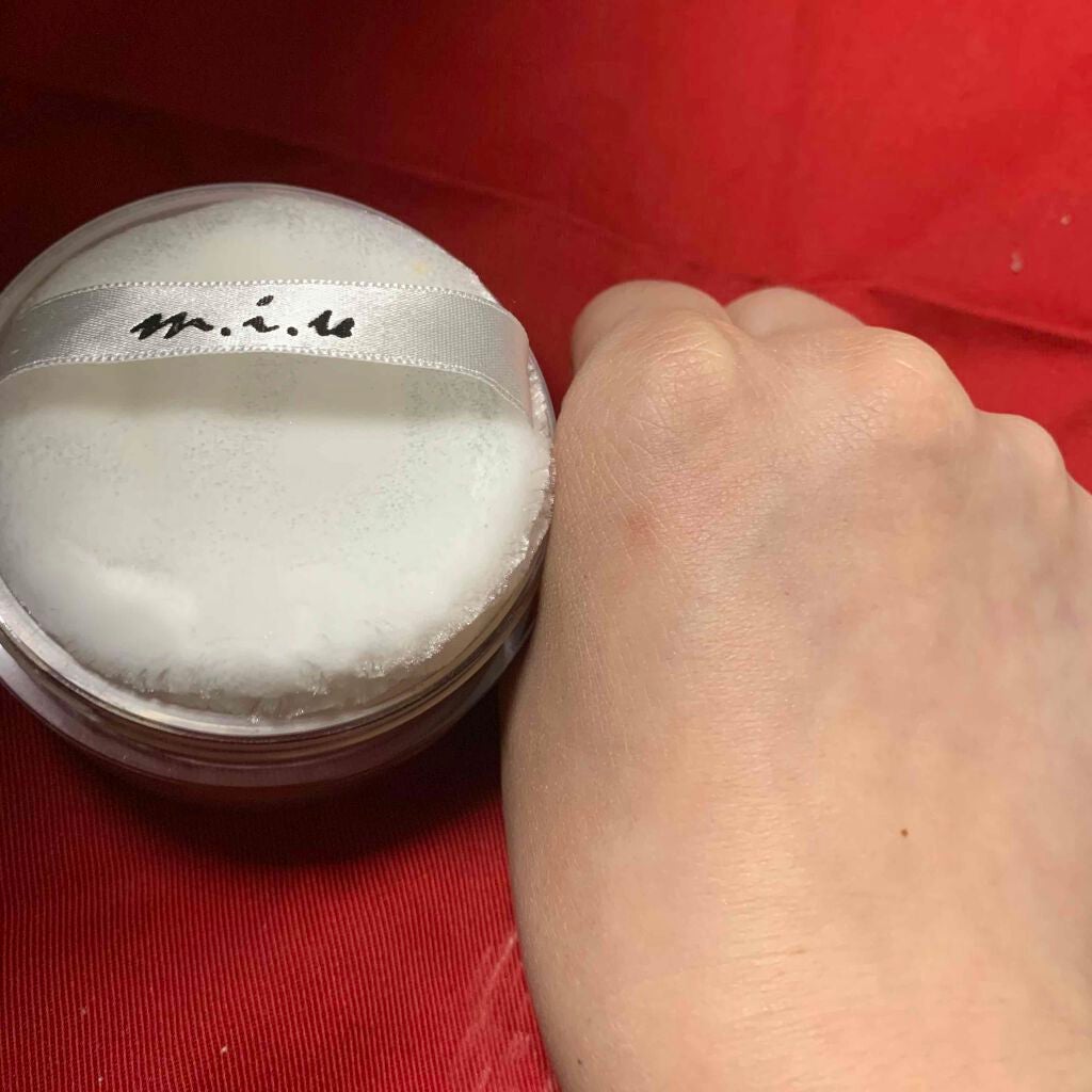 ミュウ フィニッシングパウダー/ミックウエルヴァ/ルースパウダーを使ったクチコミ(2枚目)