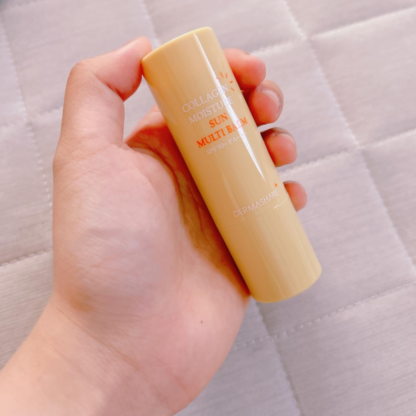 コラーゲンモイスチャーSUNマルチバーム/DERMASHARE/日焼け止めスティックを使ったクチコミ（1枚目）