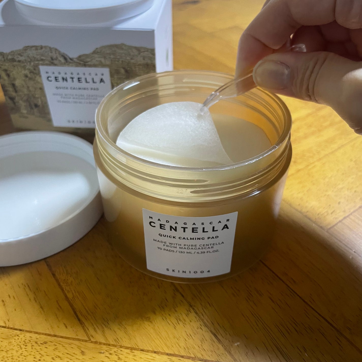 センテラ クイックカーミングパッド/SKIN1004/トナーパッドを使ったクチコミ(2枚目)