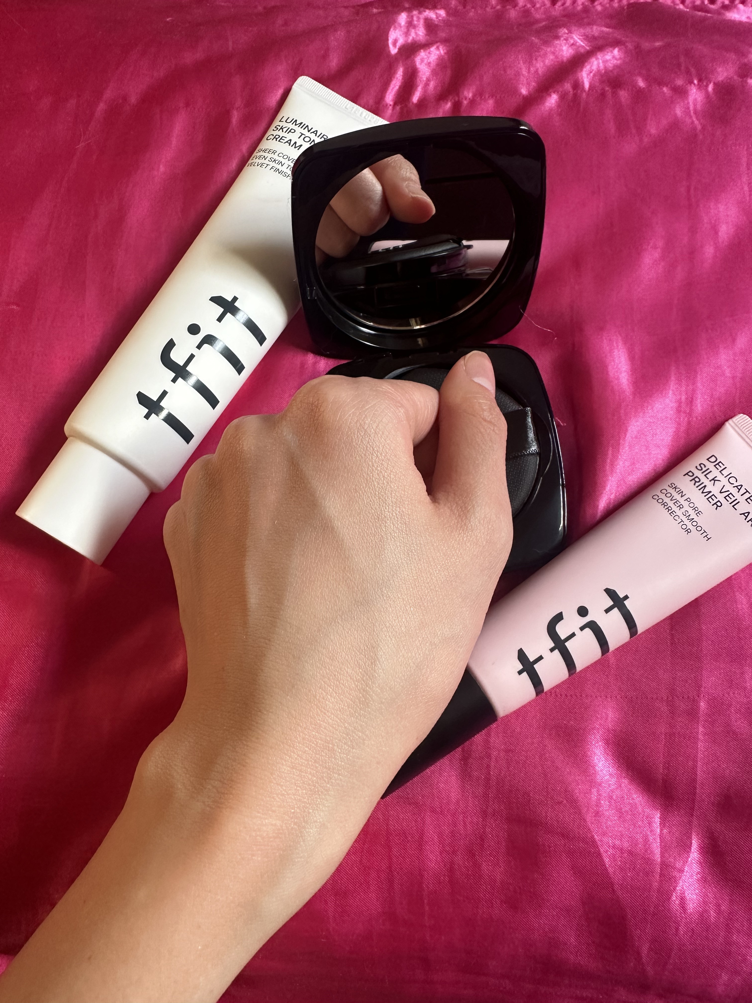 レイヤリングフィット グロークッションEX/TFIT/クッションファンデーションを使ったクチコミ（3枚目）