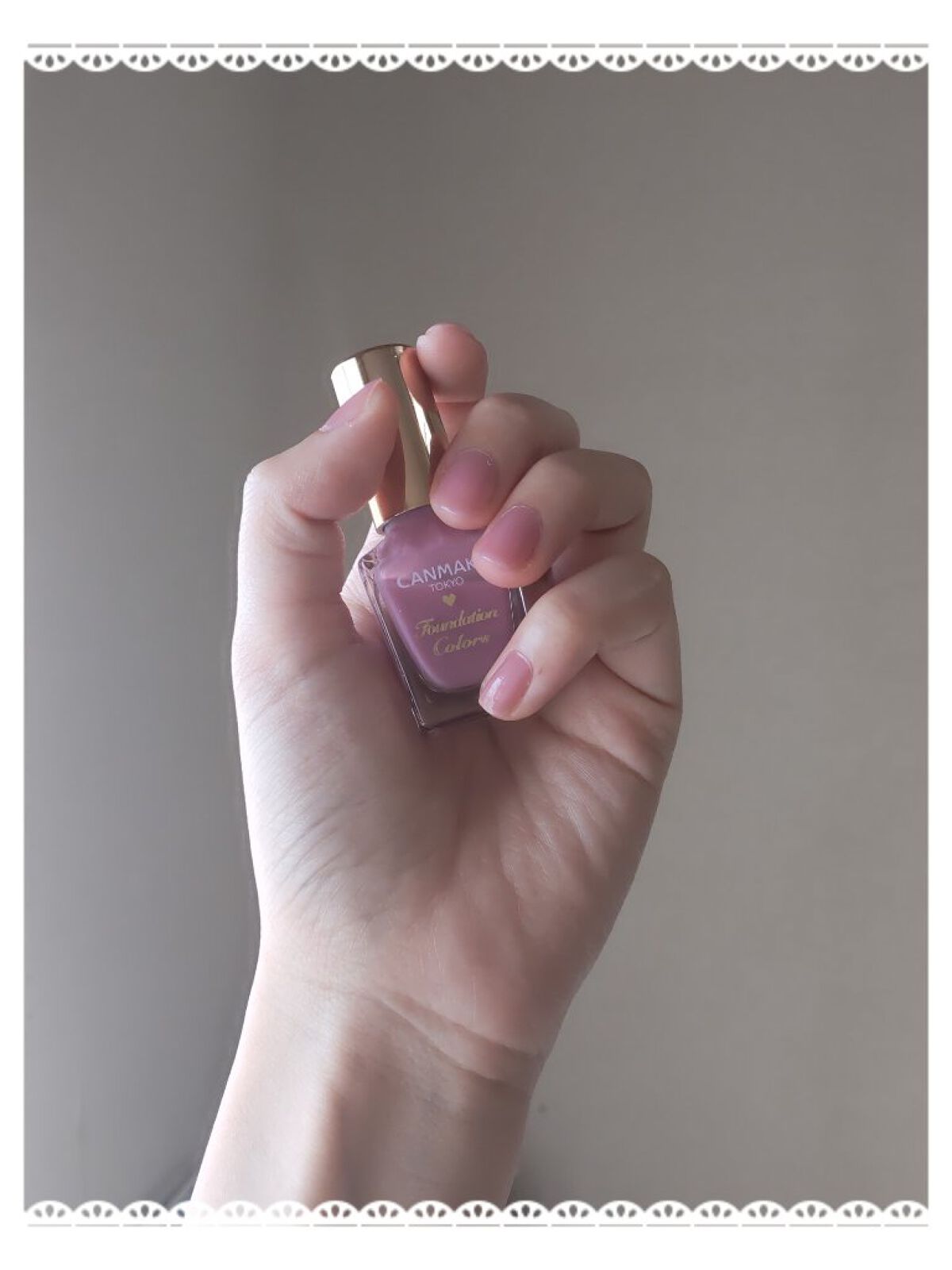 ファンデーションカラーズ/キャンメイク/マニキュアを使ったクチコミ（2枚目）