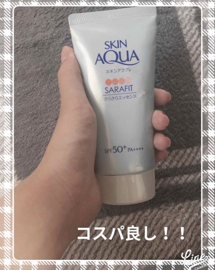 サラフィットUV さらさらエッセンス 無香料/スキンアクア/日焼け止め・UVケアを使ったクチコミ(1枚目)