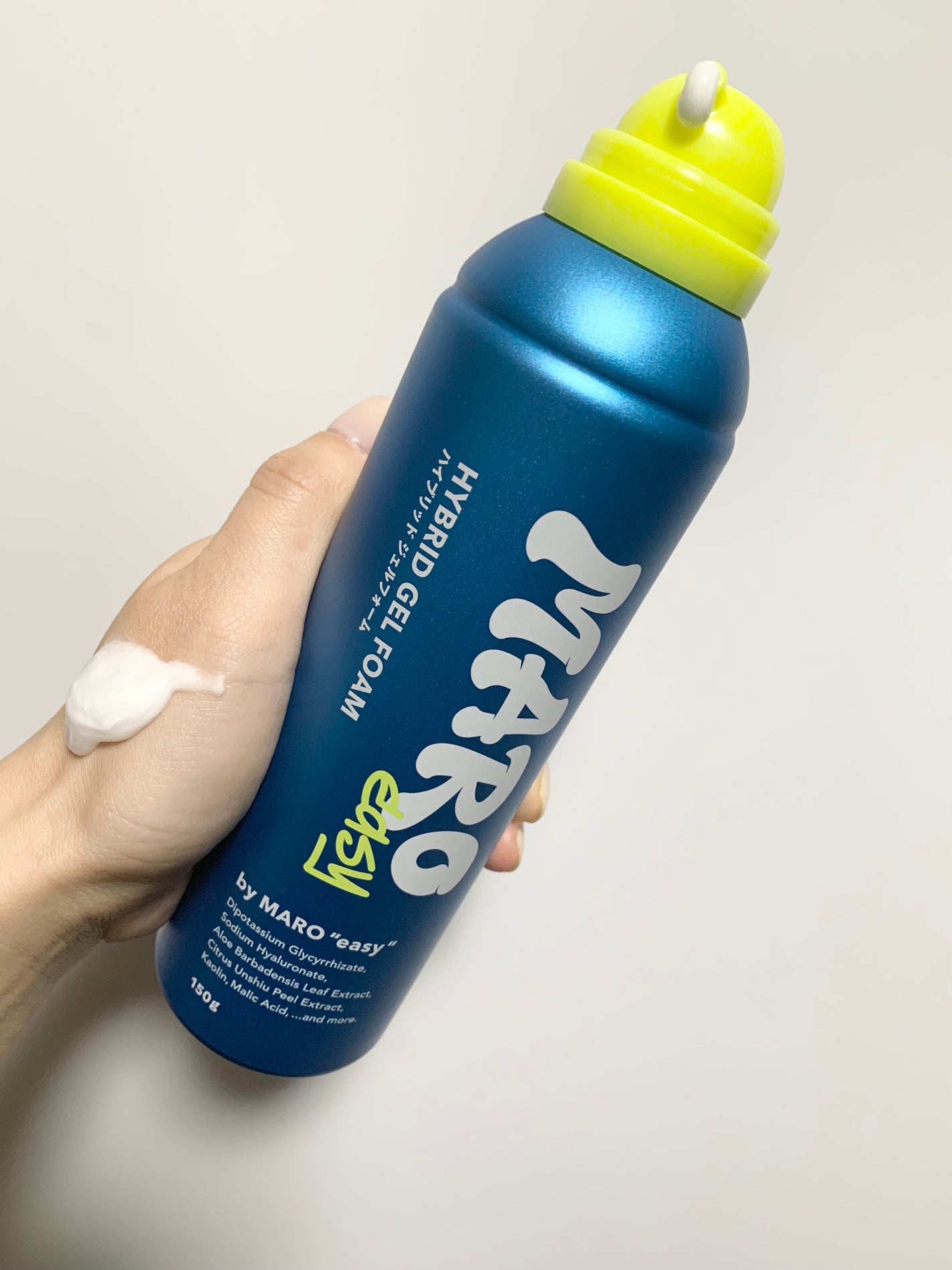 easy ハイブリッド ジェルフォーム シトラスウッドの香り/MARO/ムダ毛ケアを使ったクチコミ(2枚目)