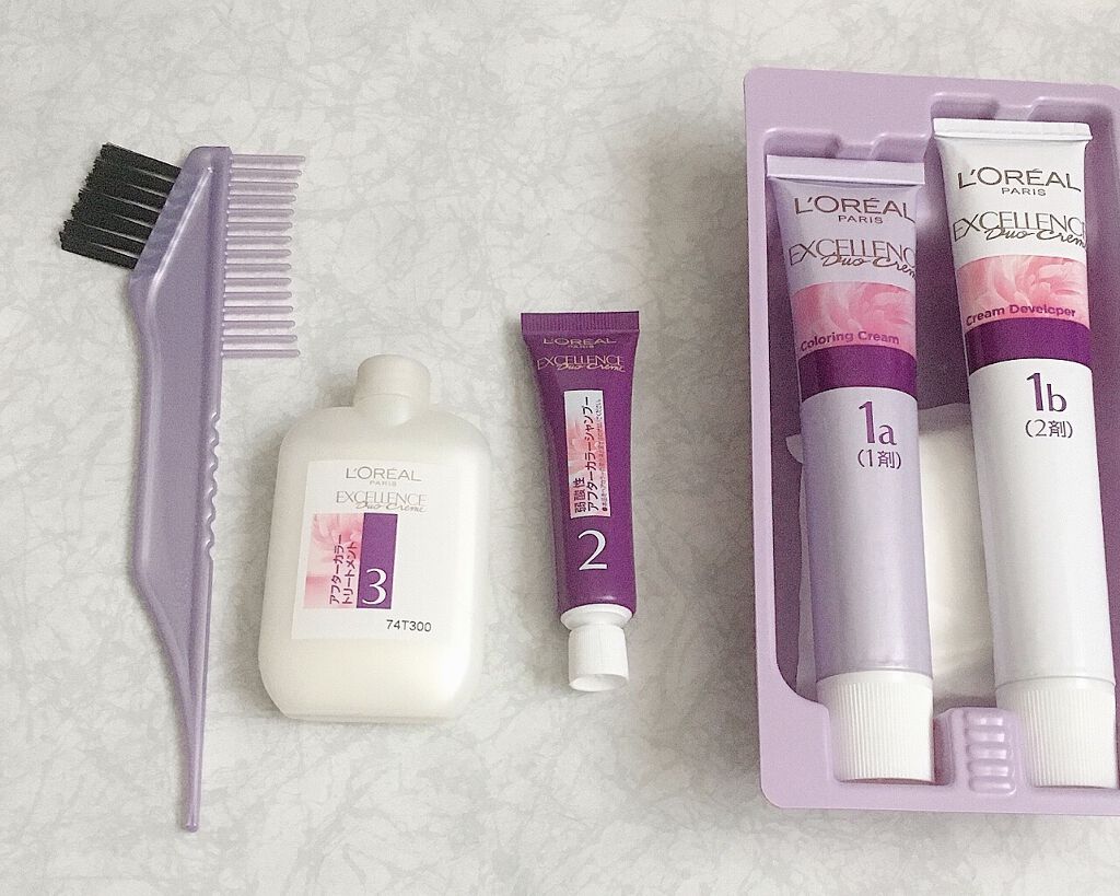 エクセランス ヘアカラー 6NB/ロレアル パリ/ヘアカラーを使ったクチコミ（2枚目）