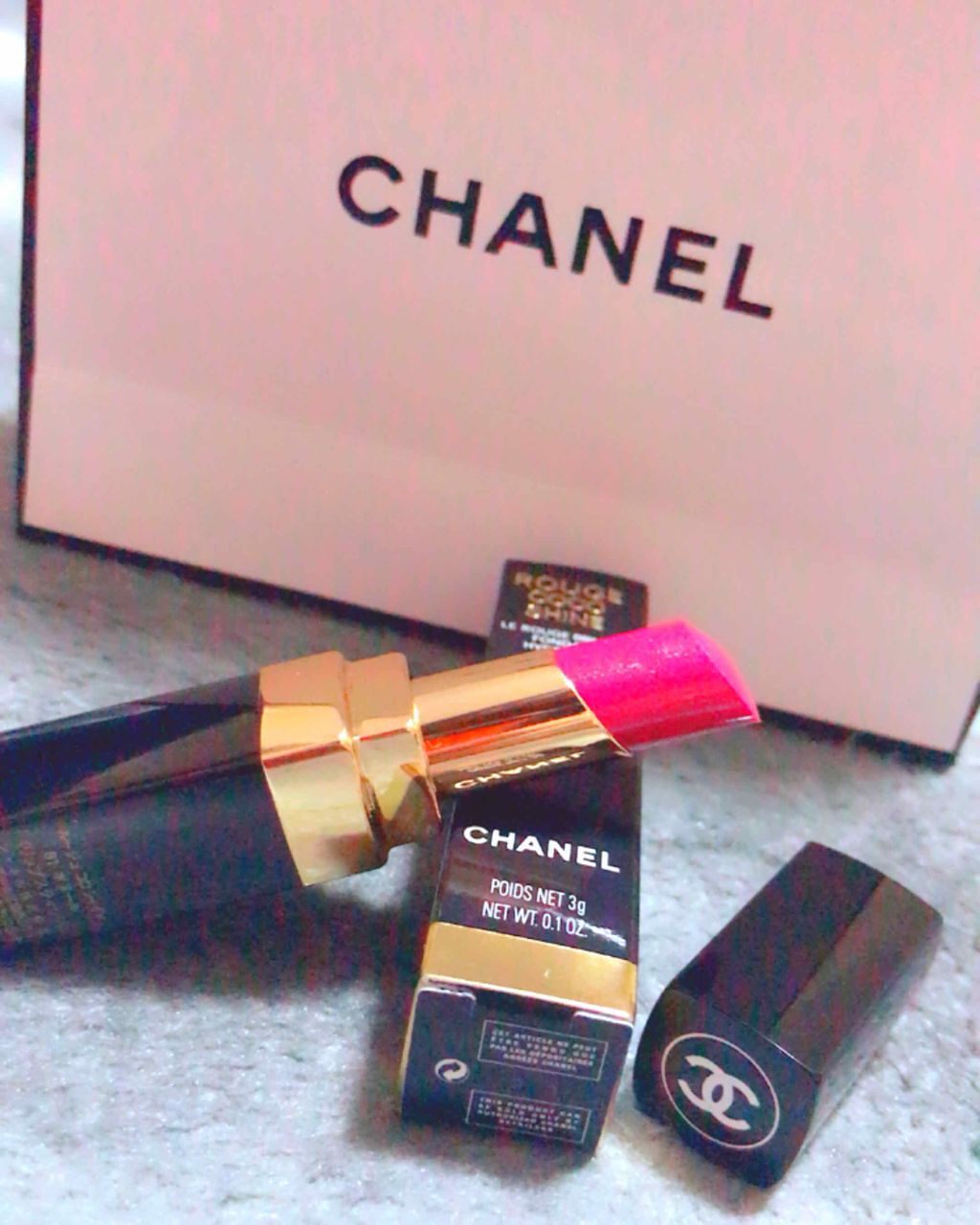 ルージュ ココ シャイン/CHANEL/口紅を使ったクチコミ（1枚目）