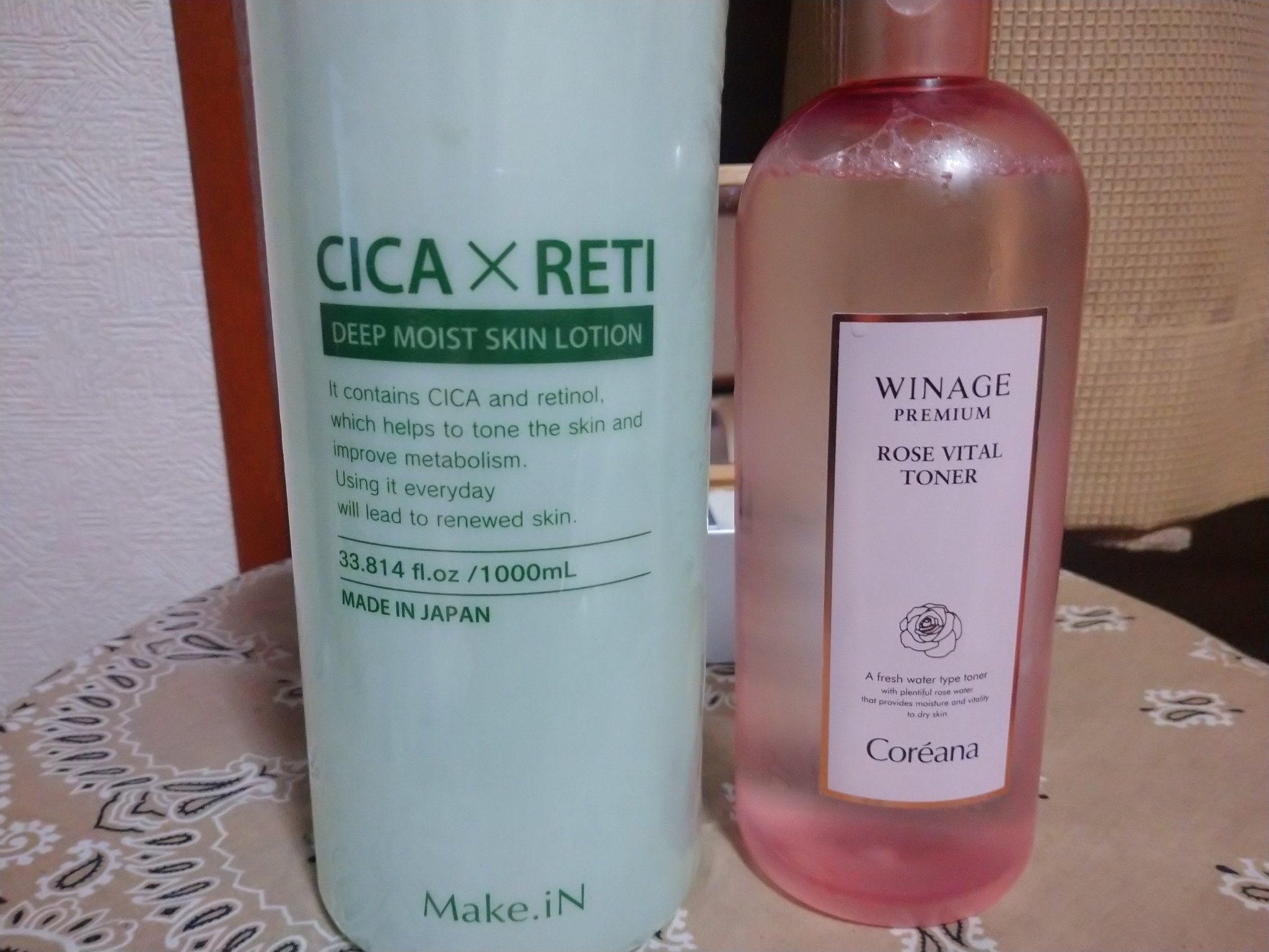 CICA×RETI ディープモイストスキンローション/Make.iN/化粧水を使ったクチコミ（2枚目）