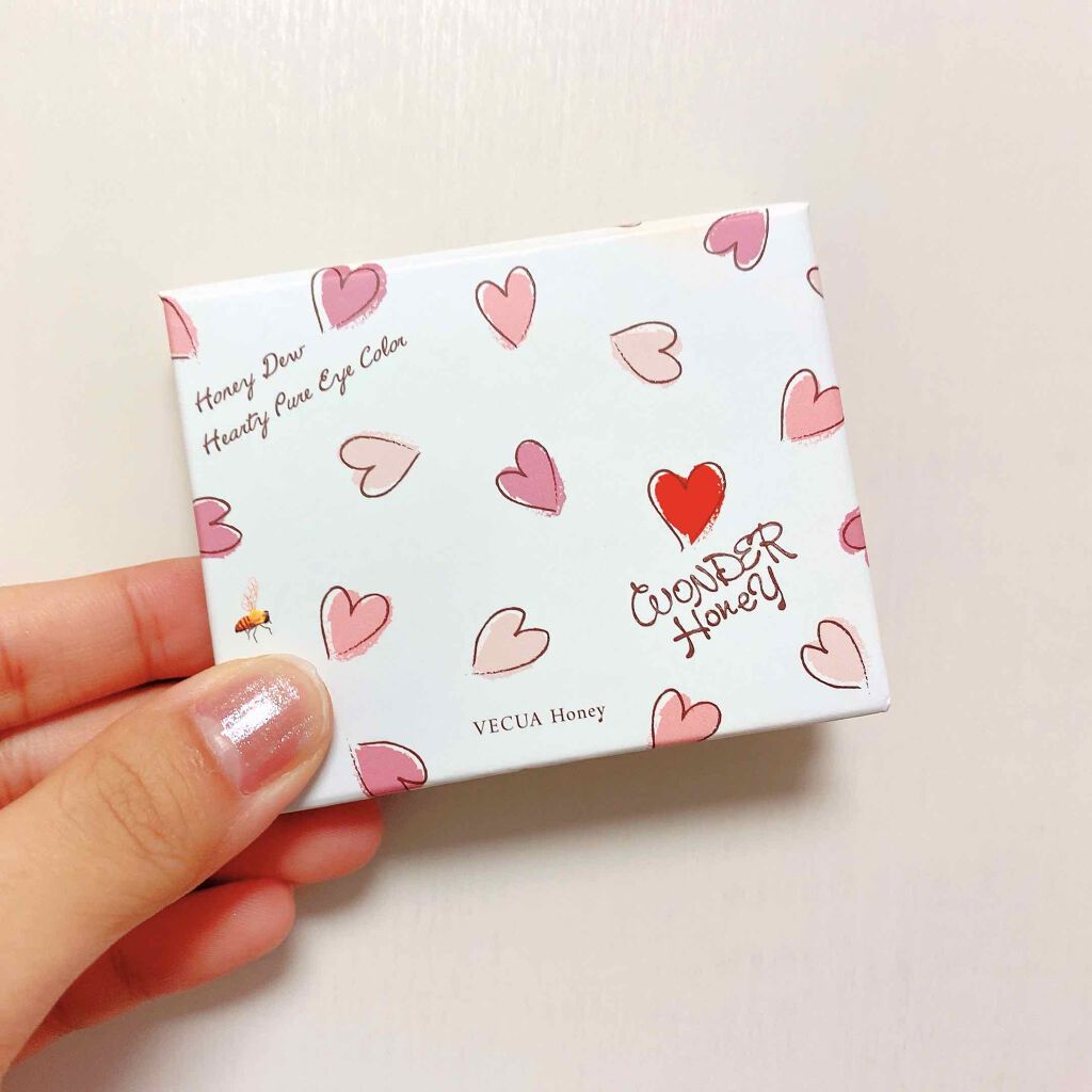 ワンダーハニー ハートフルなピュアアイシャドウ/VECUA Honey/アイシャドウパレットを使ったクチコミ（1枚目）