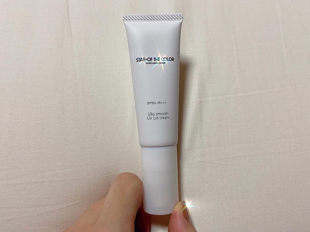 シルキースムースUVカットクリーム/STAR OF THE COLOR/日焼け止めクリームを使ったクチコミ（1枚目）
