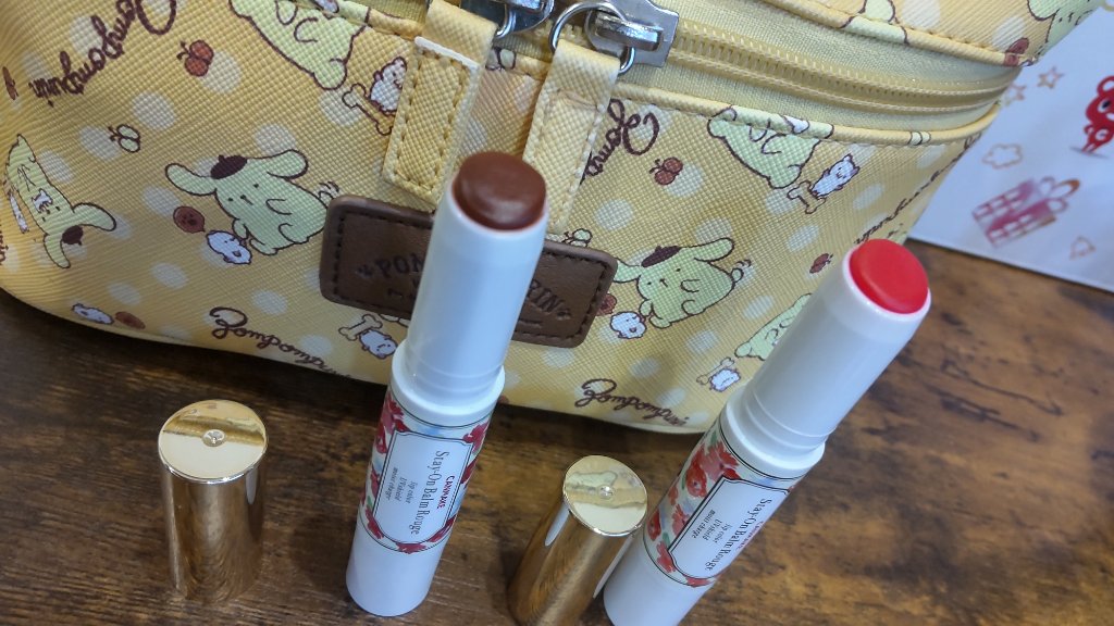 ステイオンバームルージュ（ティントタイプ）/キャンメイク/リップティントを使ったクチコミ（2枚目）