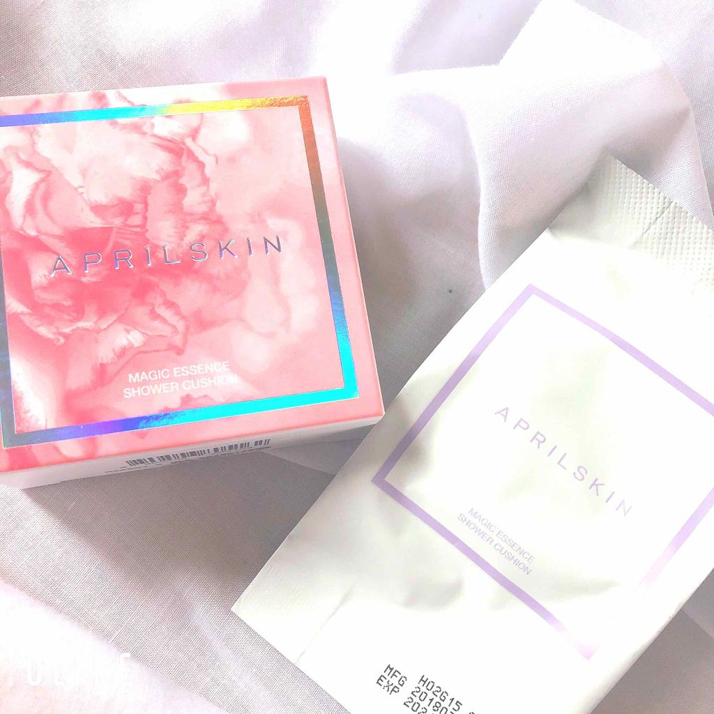 超スリムクッション/APRILSKIN/クッションファンデーションを使ったクチコミ(1枚目)