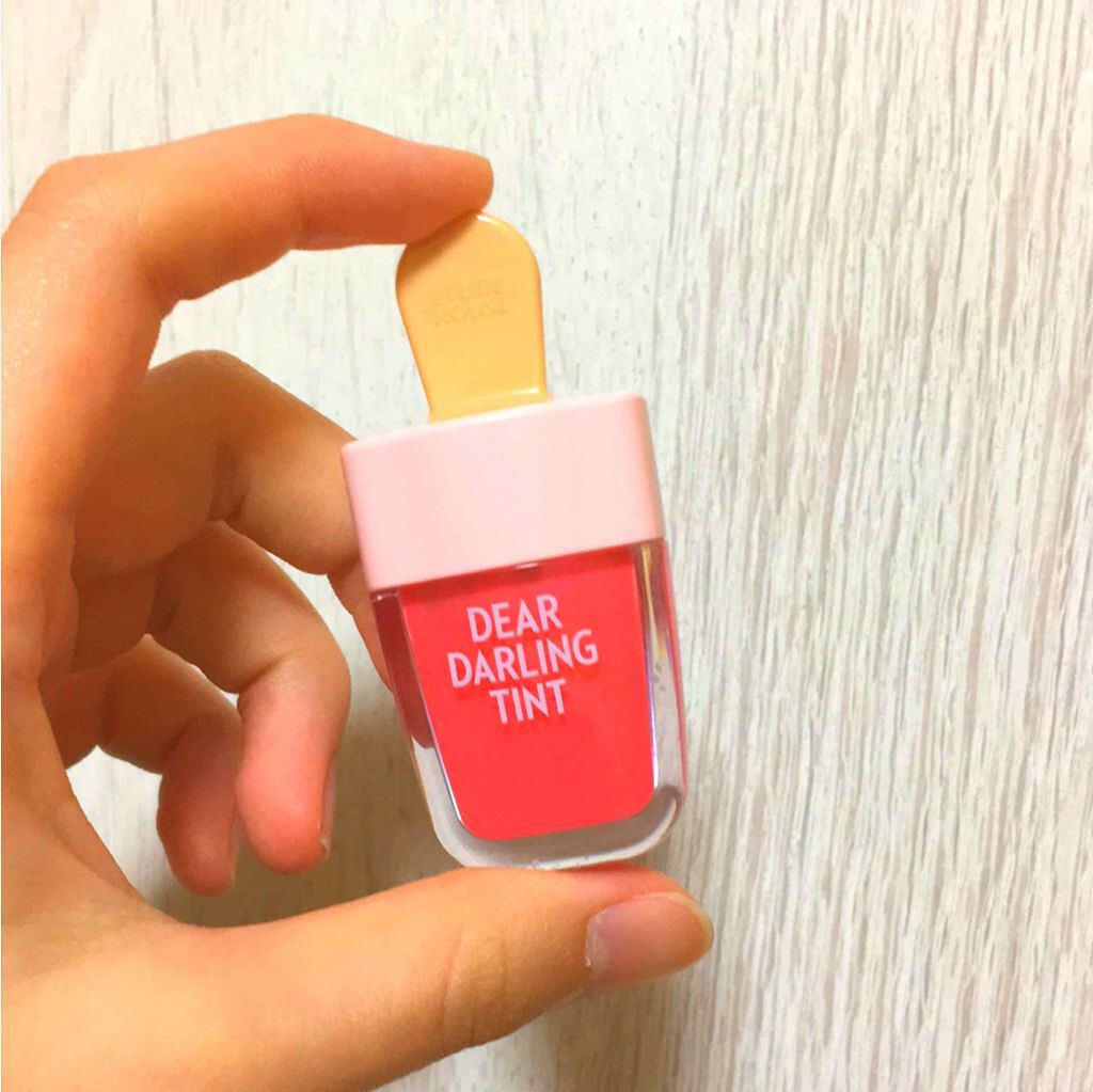ディアダーリン ウォータージェルティント (アイスティント)/ETUDE/口紅を使ったクチコミ(1枚目)