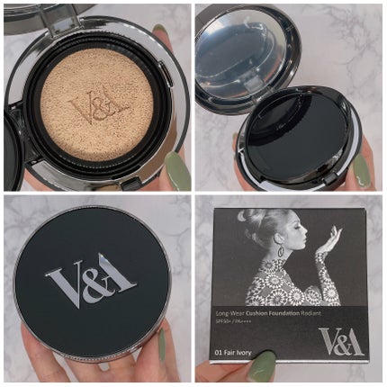 ロングウェアクッションファンデーション/V&Aビューティー/クッションファンデーションを使ったクチコミ(2枚目)