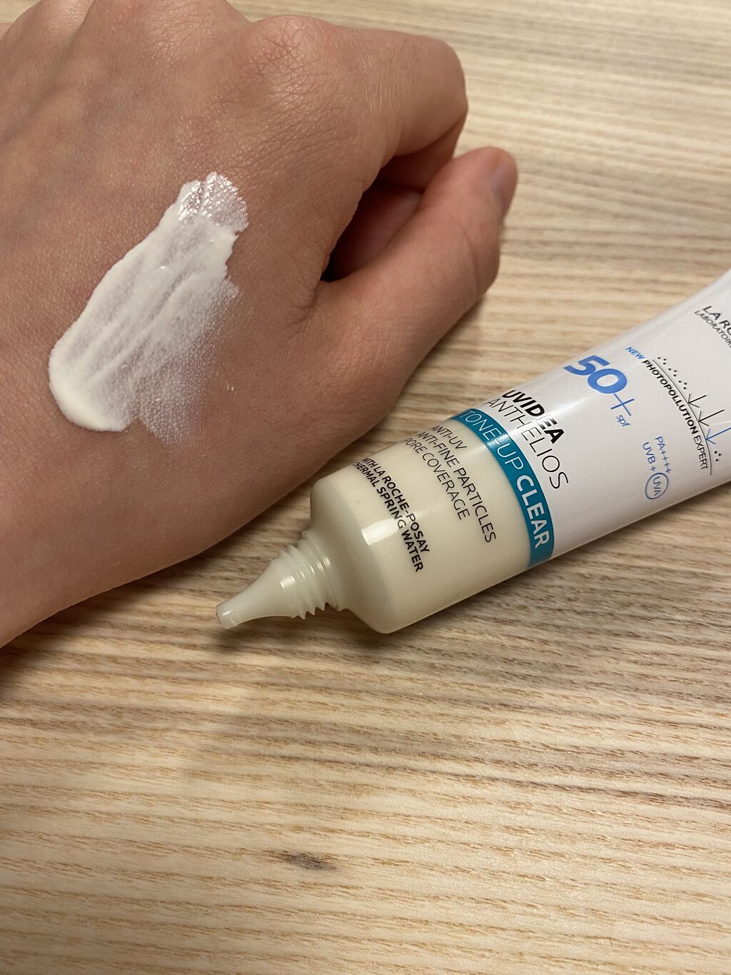 UVイデア XL プロテクショントーンアップ クリア/ラ ロッシュ ポゼ/化粧下地を使ったクチコミ（2枚目）