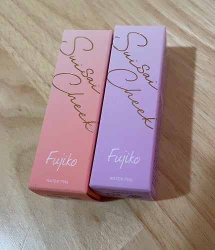 ⽔彩チーク/Fujiko/リキッドチークを使ったクチコミ(1枚目)