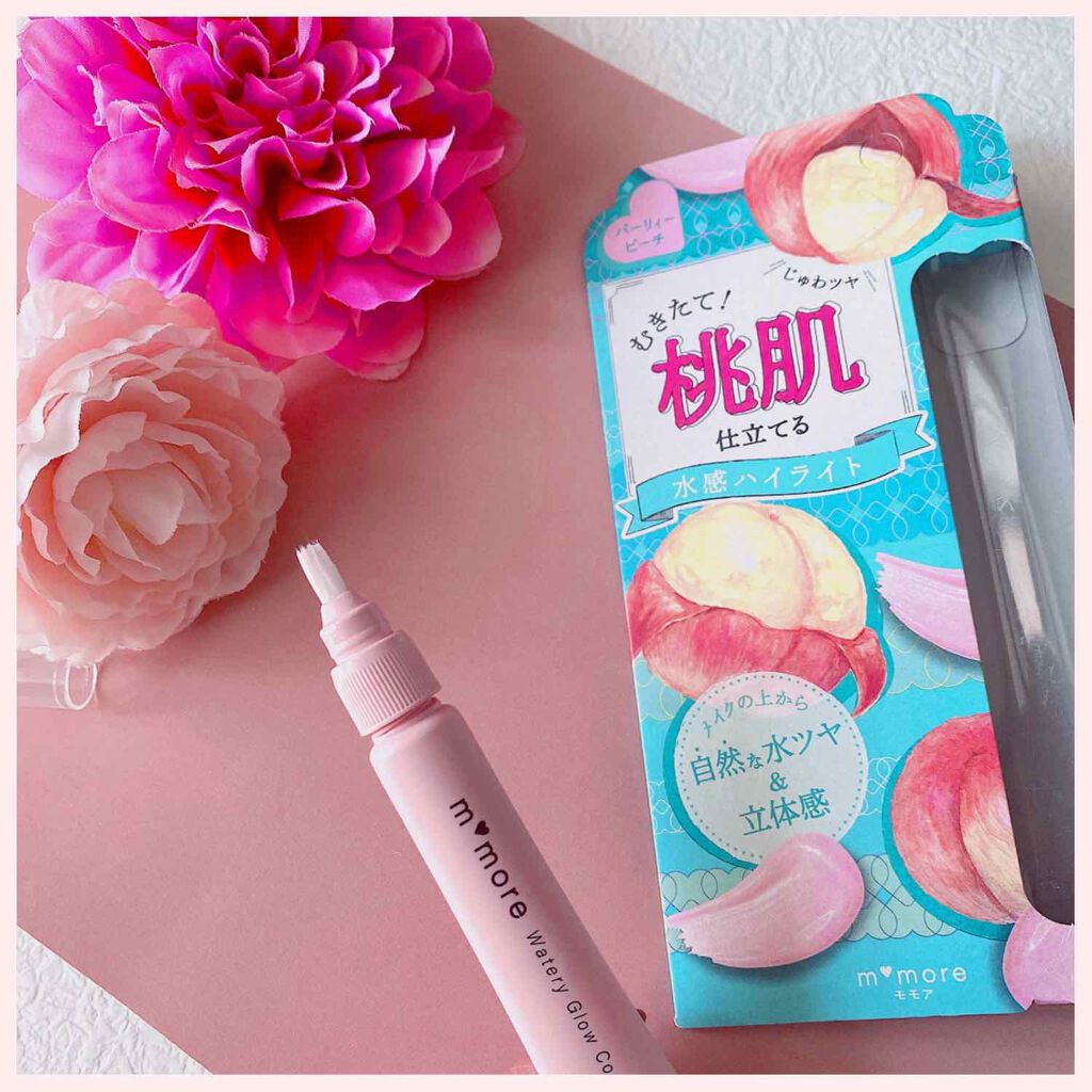 モモア ウォータリー グロー コート/ナリスアップ/ジェル・クリームチークを使ったクチコミ（3枚目）