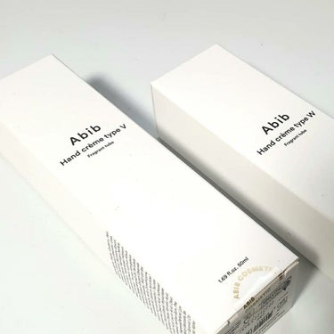 Abib  ハンドクリームタイプW フレグランスチューブのクチコミ「\手がなめらかになったハンドクリーム💛/

去年、韓国のインスタグラムでパッケージで有名だった.....」（2枚目）