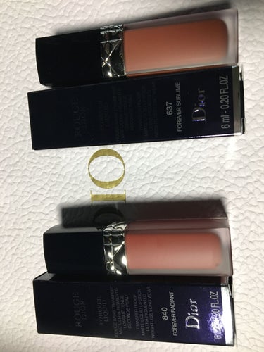 ルージュ ディオール フォーエヴァー リキッド 840 フォーエヴァー ラディアント/Dior/口紅を使ったクチコミ（2枚目）