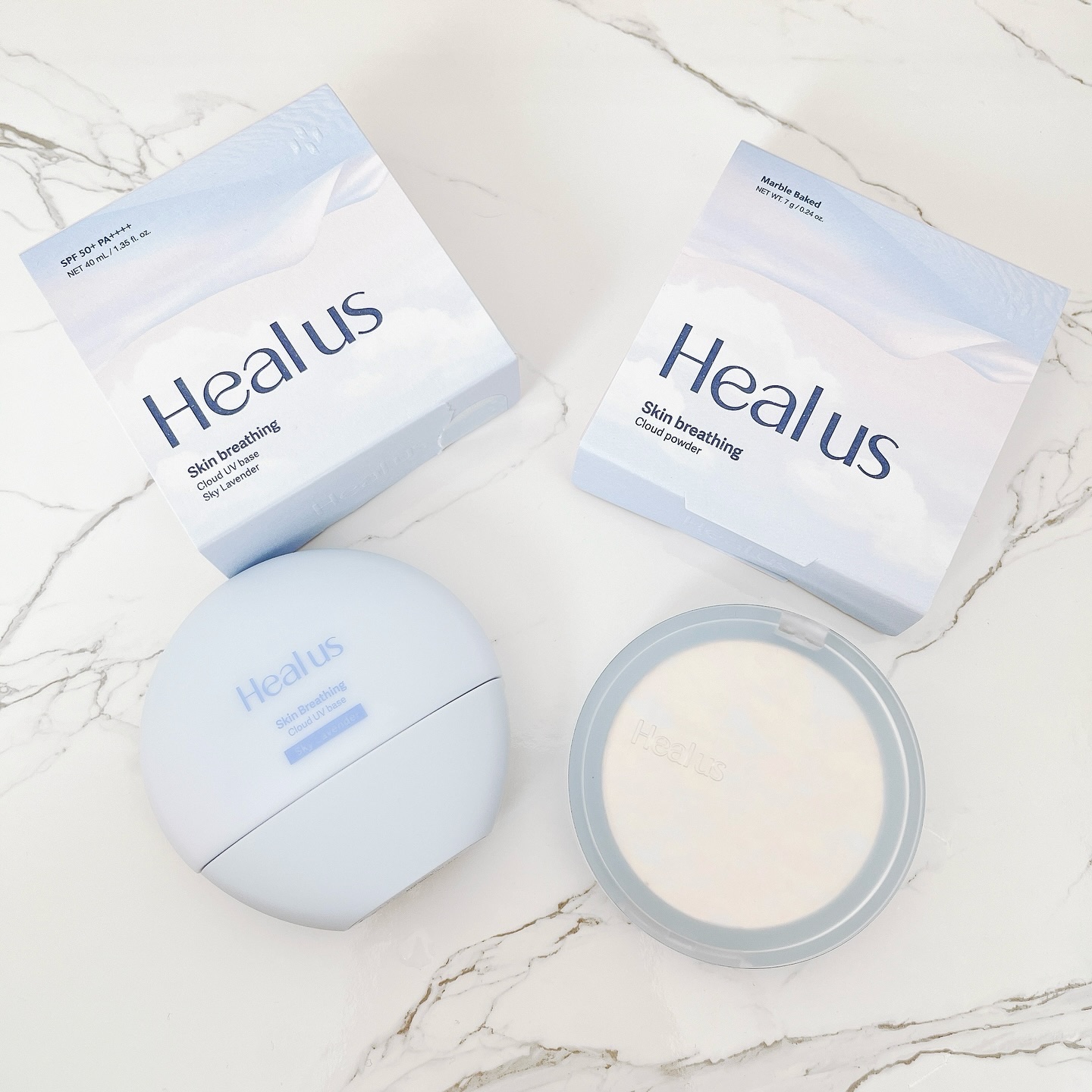 クラウドパウダー/Healus/プレストパウダーを使ったクチコミ（1枚目）