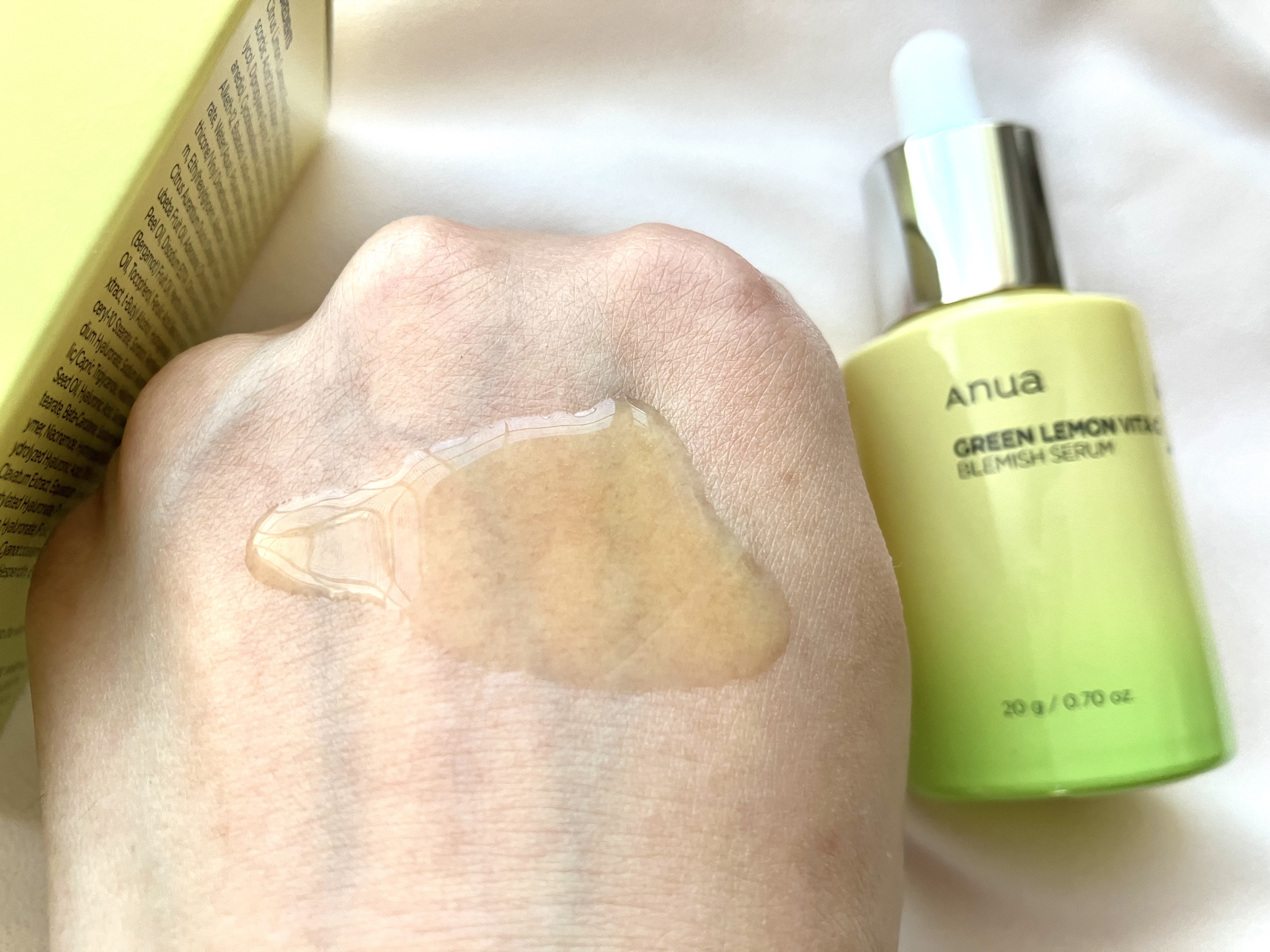 グリーンレモン ピュアビタC セラム/Anua/美容液を使ったクチコミ（2枚目）