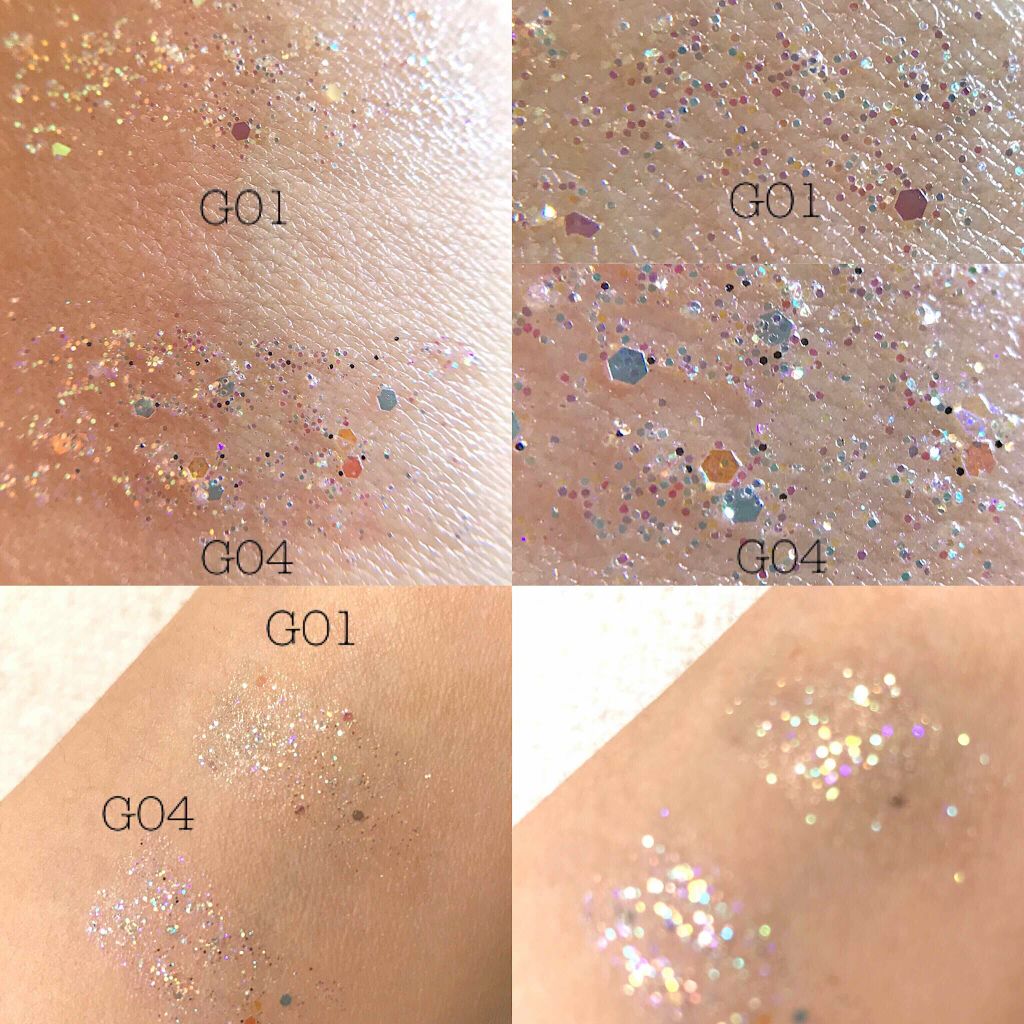 パールブリーアイグリッター/BLACK ROUGE/グリッターを使ったクチコミ（3枚目）