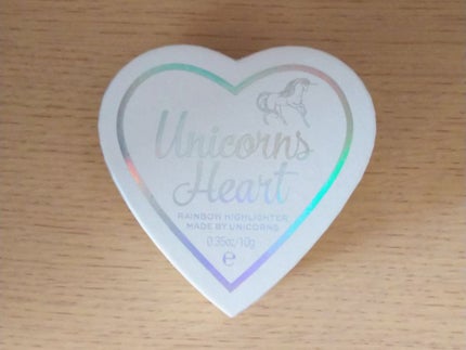 ハートハイライター ユニコーンハート/MAKEUP REVOLUTION/パウダーハイライトを使ったクチコミ(2枚目)