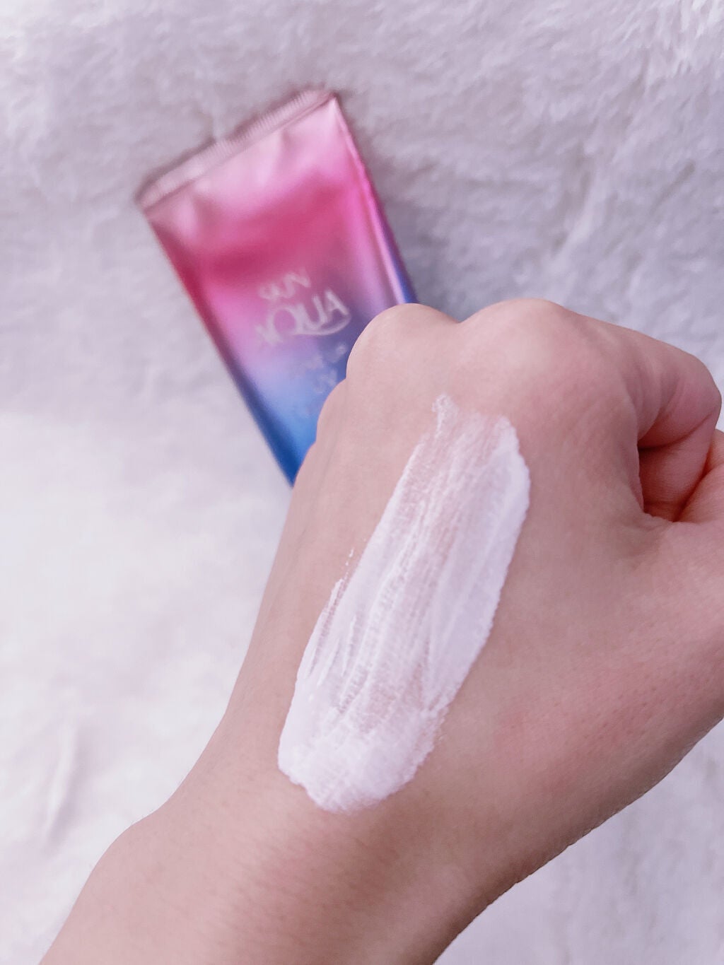 スキンアクア トーンアップUVエッセンス/スキンアクア/日焼け止めクリームを使ったクチコミ(3枚目)