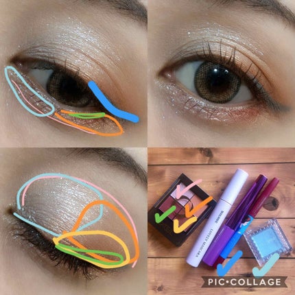 リアルクローズシャドウ/excel/アイシャドウパレットを使ったクチコミ(2枚目)