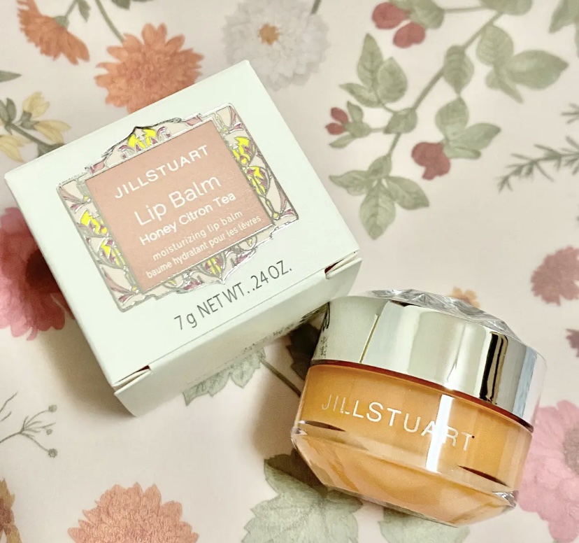 ジルスチュアート リップバーム オレンジ(香り：ハニーシトロンティー)/JILL STUART/リップバームを使ったクチコミ（1枚目）