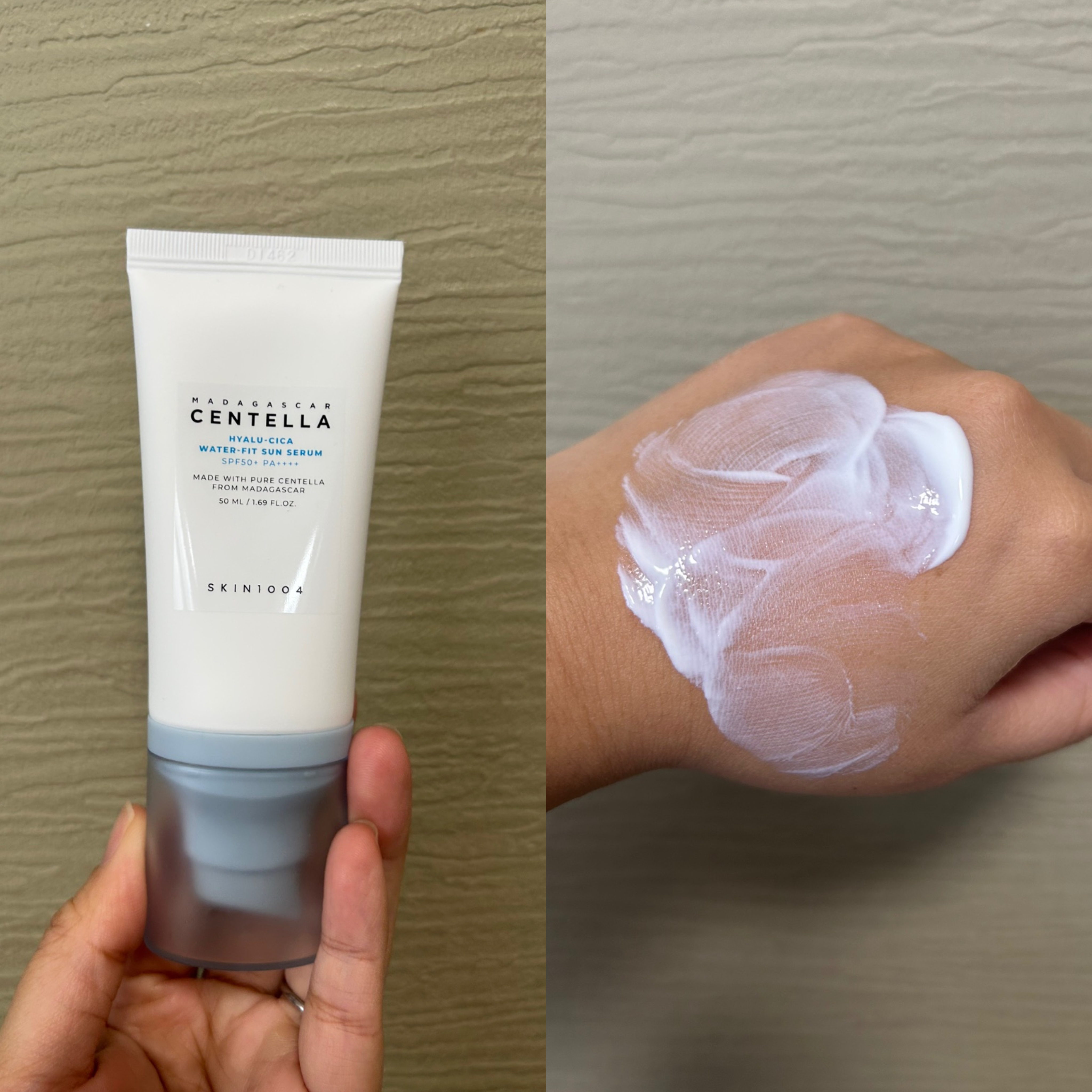 ヒアルーシカ ウォーターフィット サンセラム/SKIN1004/日焼け止めローションを使ったクチコミ（1枚目）