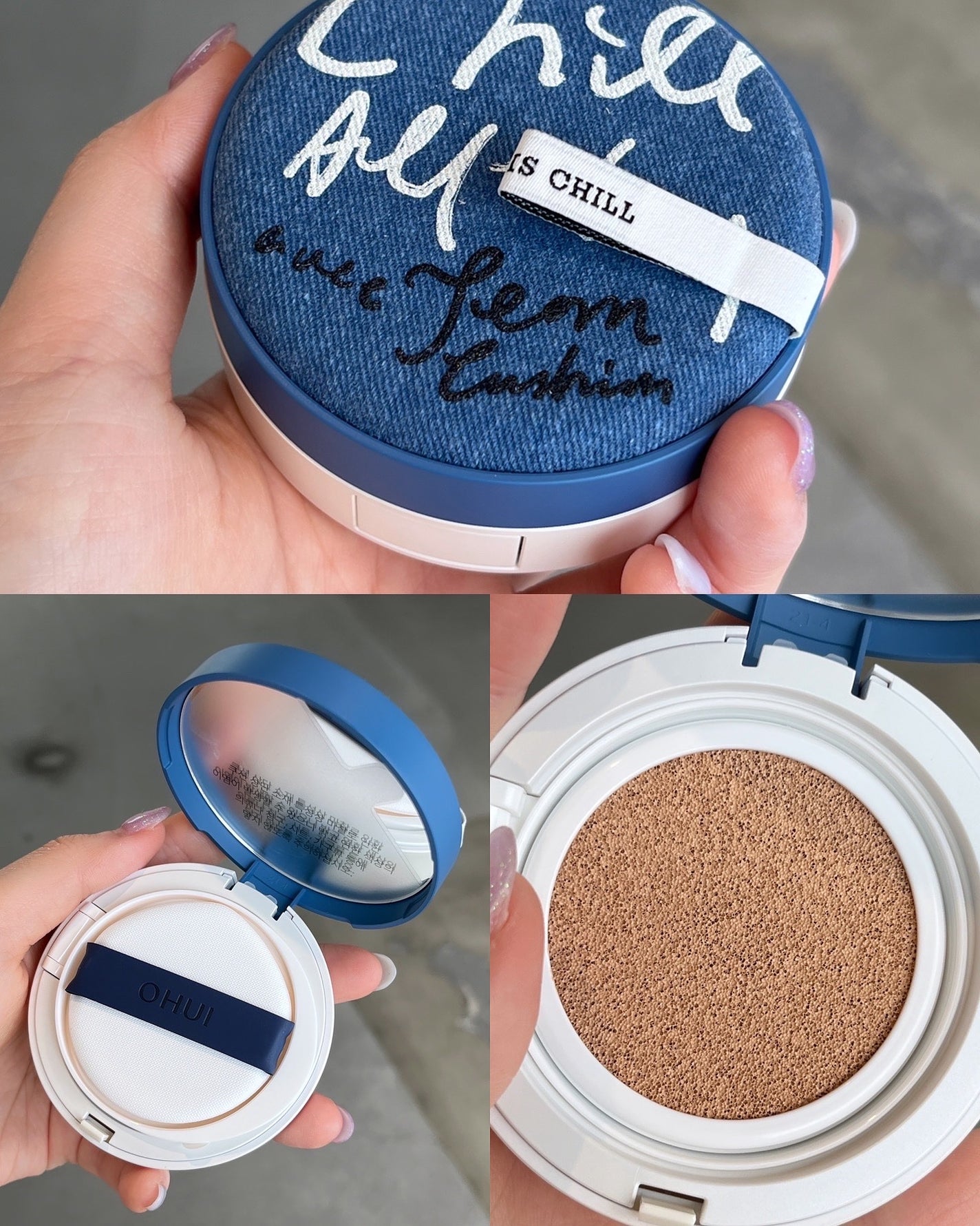アルティメットフィット ロングウェアデニムクッション/OHUI/クッションファンデーションを使ったクチコミ(4枚目)