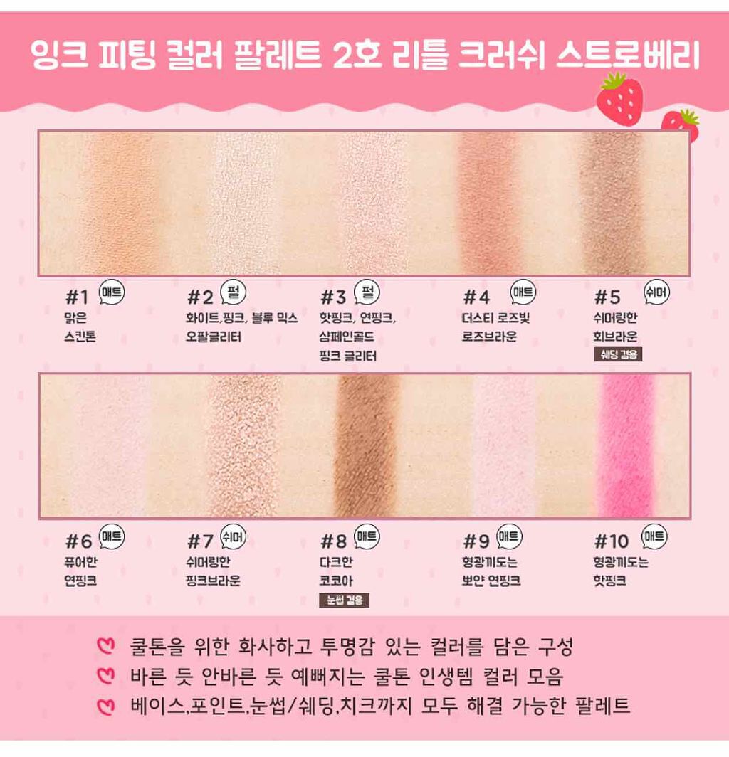 インク フィッティング カラー パレット/PERIPERA/アイシャドウパレットを使ったクチコミ(2枚目)